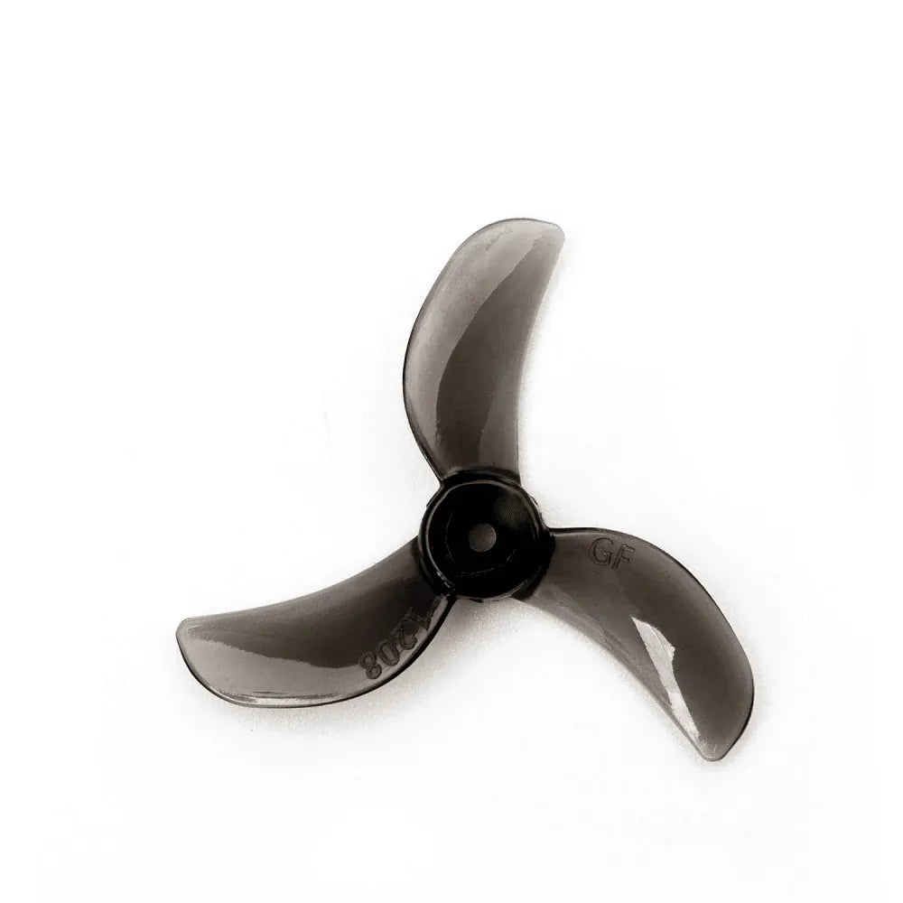Gemfan 1208 3.31MM Propeller Blades 0.8MM/1.5MM for 0802 25000KV Motor - 16 Pack - Perfect for FPV Drones, Mini Quadcopters and RC Aircraft