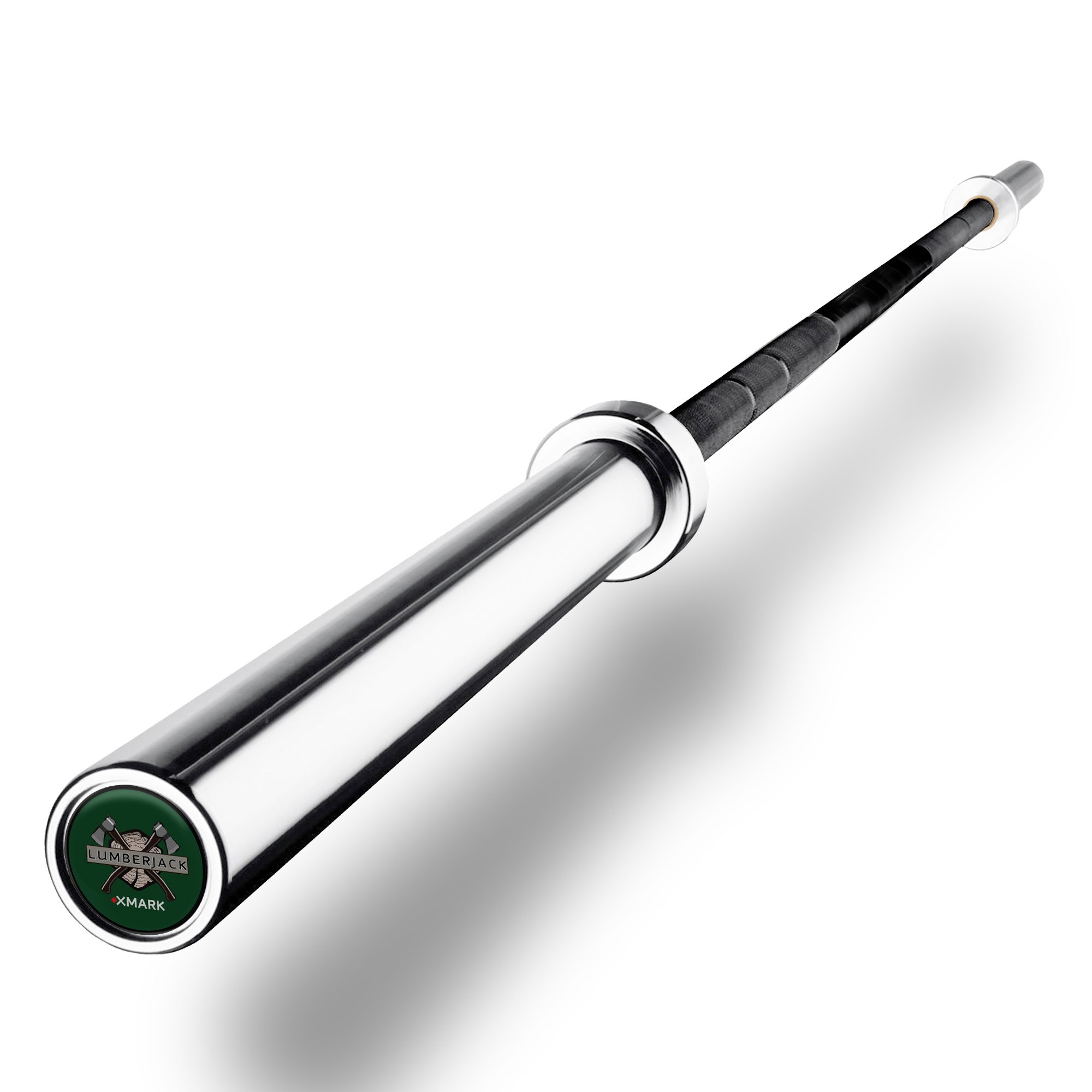 LUMBERJACK Olympic Weight Bar - 7ft Heavy Duty Weightlifting Bar with 1500LB Capacity - Perfect for Home Gym & CrossFit Training
