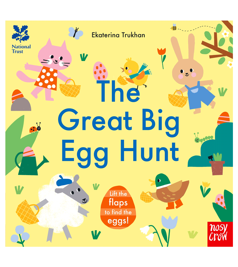 The Great Big Egg Hunt by Ekaterina Trunkhan - Easter Egg Decorating Kit for Kids, Family Easter Activities, DIY Craft Supplies for Holiday Fun