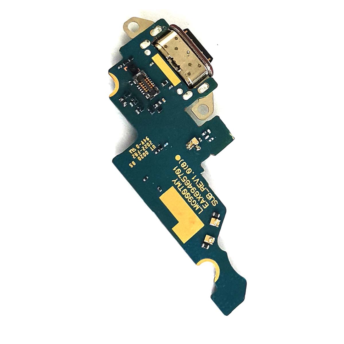 Original LG Velvet 5G G900N USB Charger Port Dock Connector Flex Cable PCB Board Replacement - Fast Charging & Data Sync Compatible for Home, Office & Travel Use