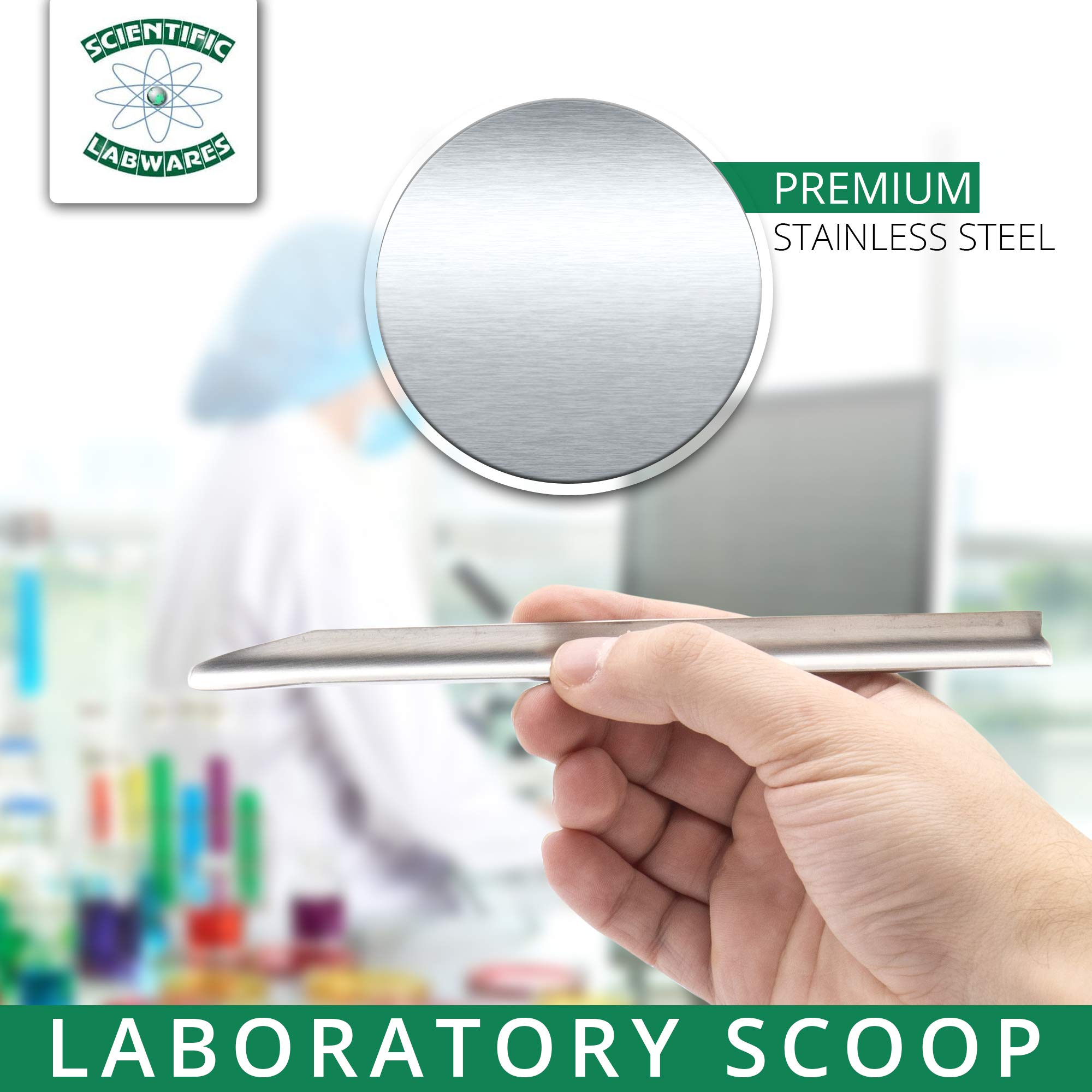 Premium Lab Tools Starter Kit - Crucible, Beaker Tongs, Lab Spatula, Scoop Spoon, Test Tube Clamps, Sterilizer, Forceps & Tweezers - High-Quality Essential Equipment for Chemistry Experiments & Science Labs