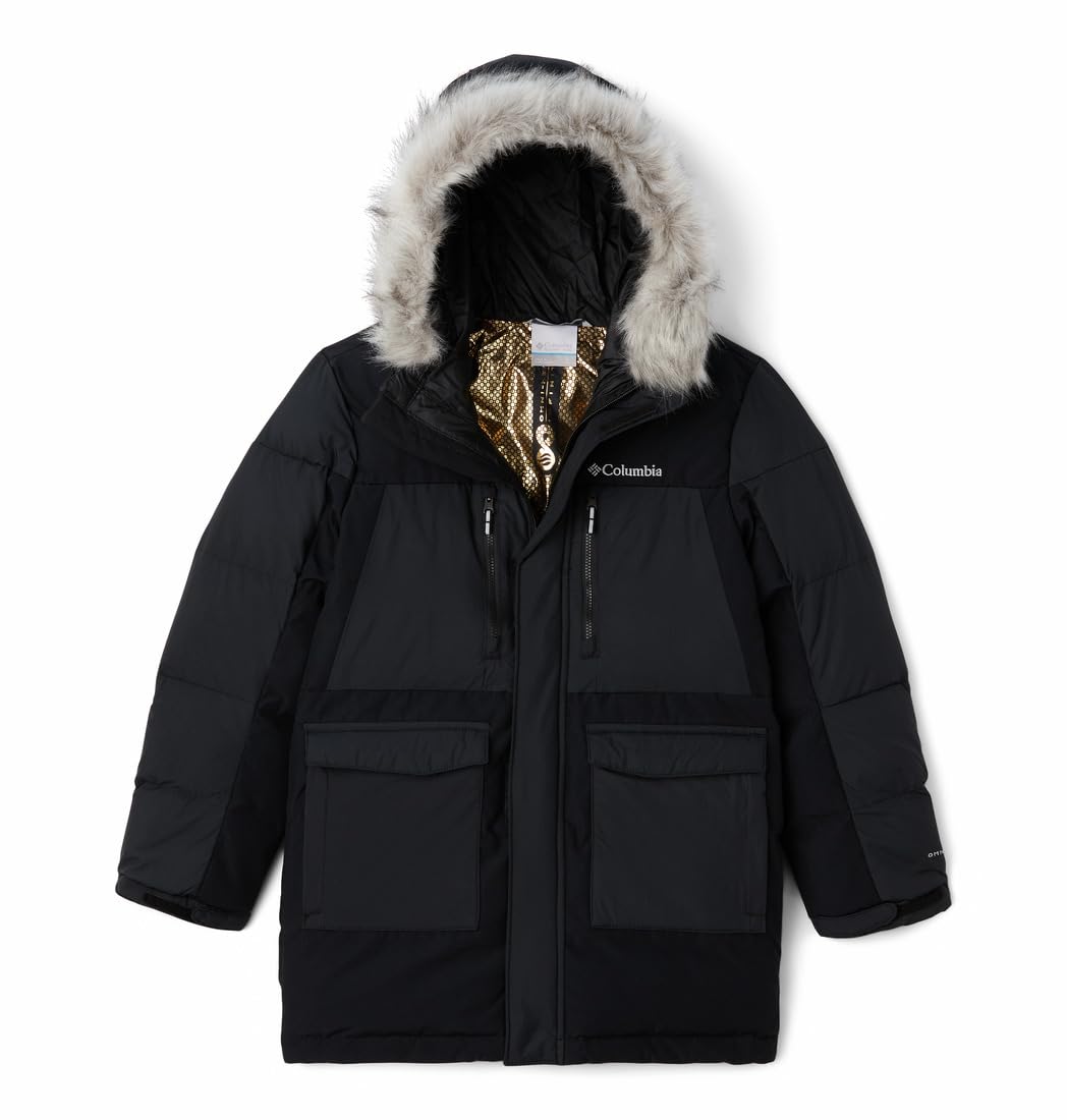 Columbia Boys' Marquam Peak Fusion Parka - Waterproof Winter Jacket for Kids, Insulated Snow Coat for Outdoor Activities, Hiking, and School