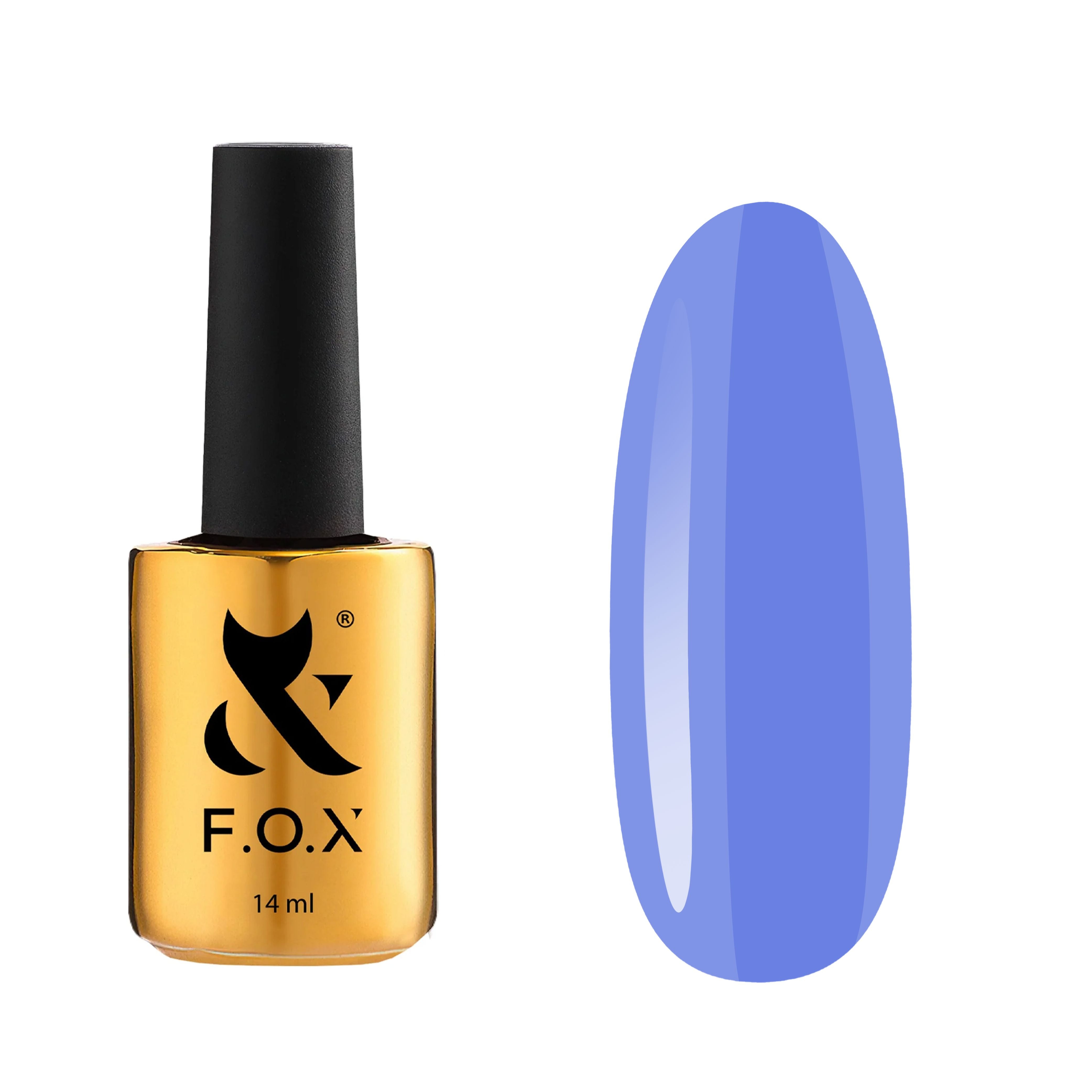 F.O.X Acryl Gel Bottle 027 - 14ml Professional Nail Art Gel Polish for Salon & Home Manicure - Perfect for Nail Extensions, French Tips & Creative Designs