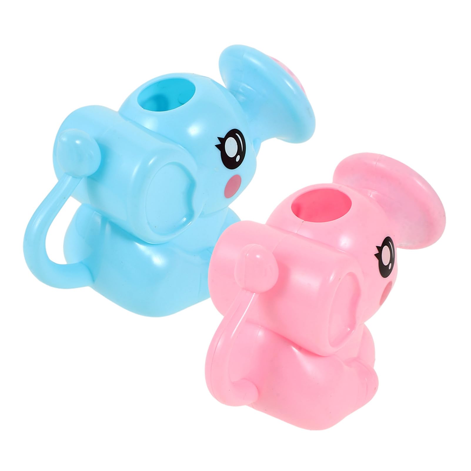 CIMAXIC 2-Pack Small Watering Can Bathtub Toys for Kids - BPA-Free PP Plastic Water Sprinkler Bath Toys for Toddlers - Fun Bathtime & Outdoor Water Play Accessories