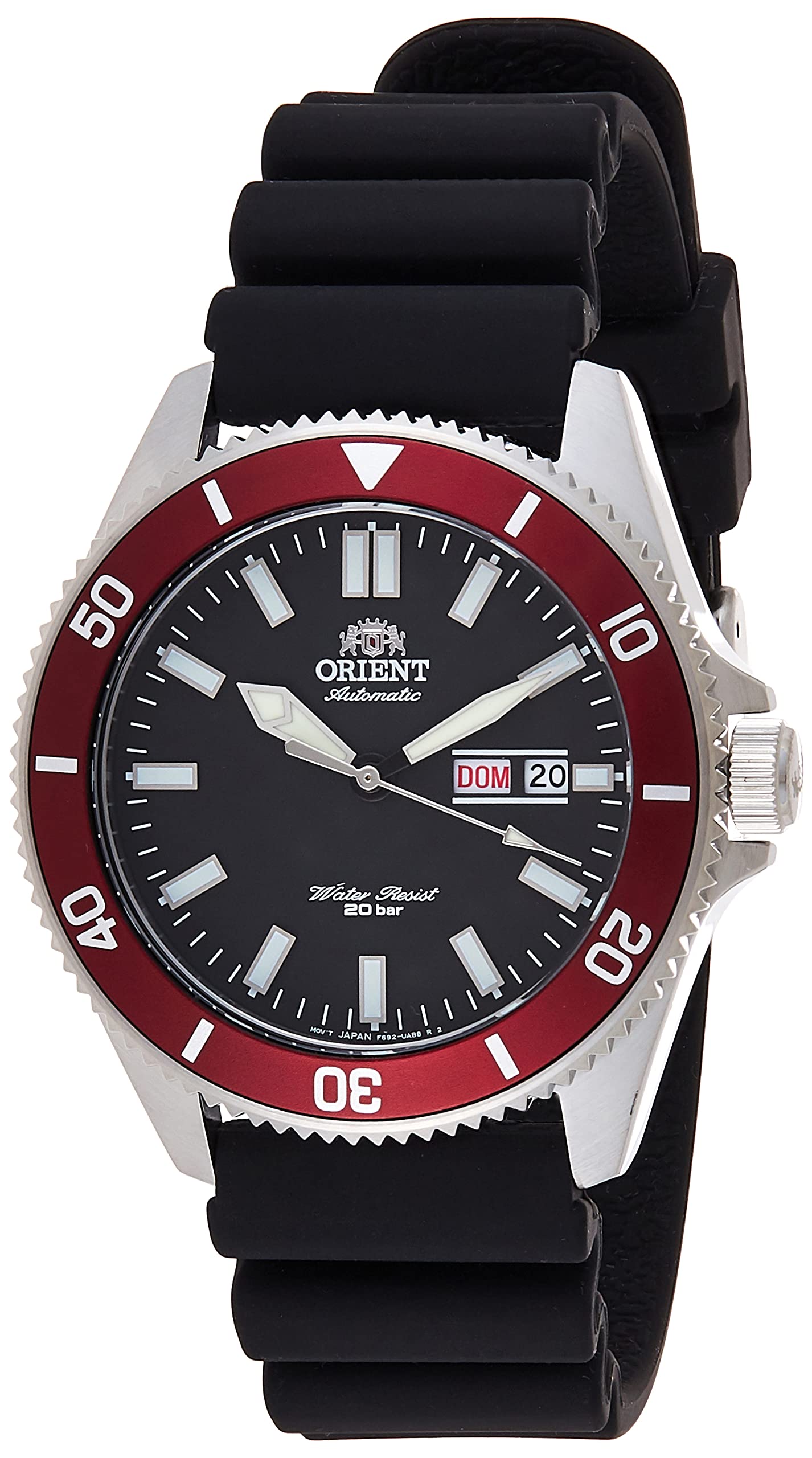 Orient Kanno Japanese Automatic Handwinding Diver Watch for Men - Waterproof Stainless Steel Luxury Timepiece for Diving, Swimming & Outdoor Adventures