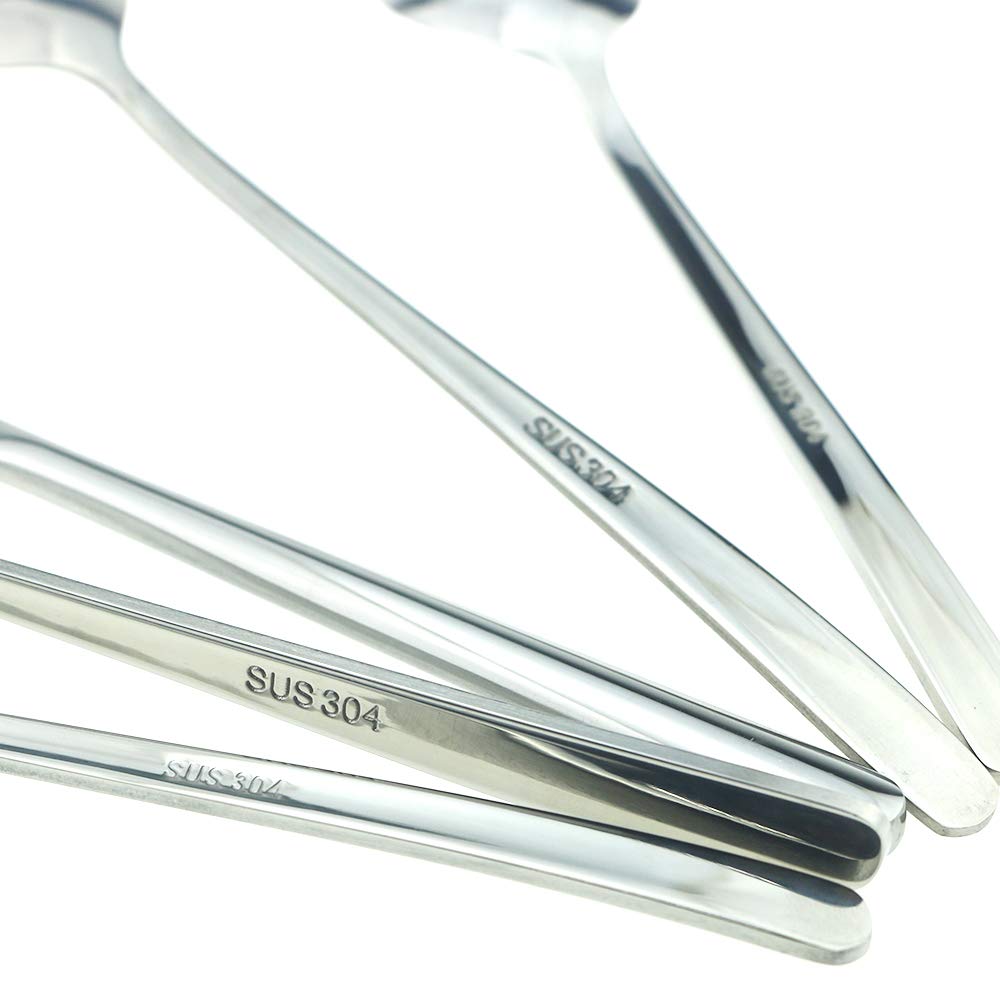Premium JASHII Mirror Polished 20-Piece SUS304 Stainless Steel Flatware Set - Dinner Knives, Forks, Spoons & Salad Utensils for 4 People - Elegant Silverware Set for Fine Dining, Dinner Parties & Home Entertaining