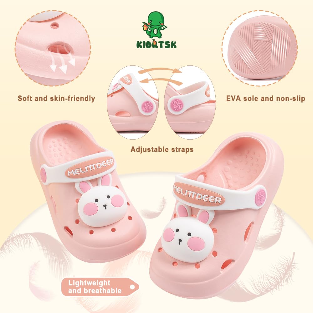 **Cute Cartoon Garden Water Clogs for Toddler Boys & Girls – Lightweight Slip-On Sandals for Summer, Swimming, Beach & Pool Play – Outdoor Kids Slippers**    *(Perfect for beach trips, poolside fun, garden play, and summer adventures!)*