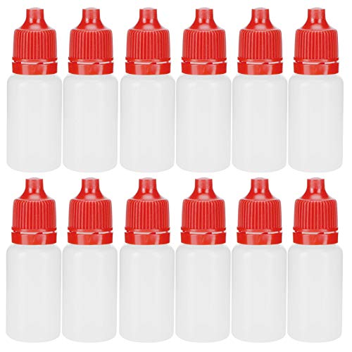 10ml Empty Refillable Eye Drops Bottle - Durable Eye Liquid Container for Professional & Home Use (Red) | Perfect for Travel, First Aid Kits & Daily Eye Care