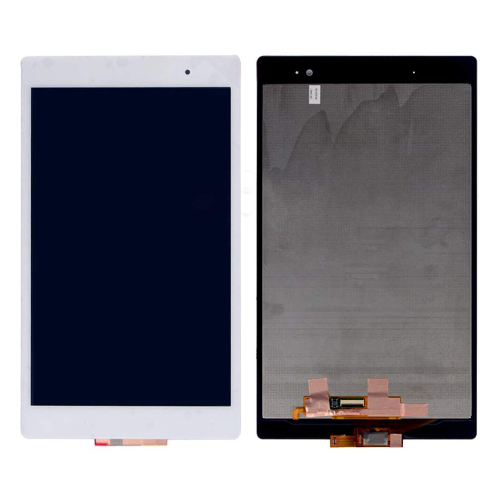 Original LCD Touch Screen Digitizer Assembly with Free Tools for Sony Xperia Tablet Z3 SGP611 SGP612 SGP621 - White Replacement Display for DIY Repair | Perfect for Cracked or Unresponsive Screens