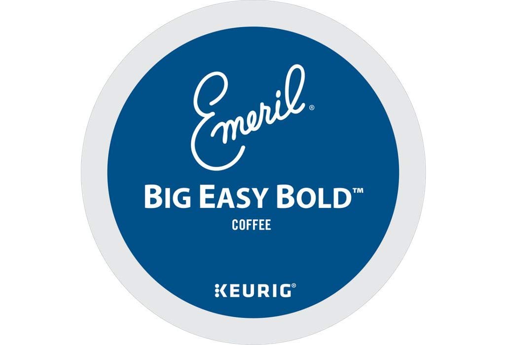 Emeril Lagasse Big Easy Bold Dark Roast Coffee K-Cups - 144 Count (6 Boxes of 24) - Rich & Smooth Flavor for Keurig Brewers - Perfect for Home, Office or Gifting