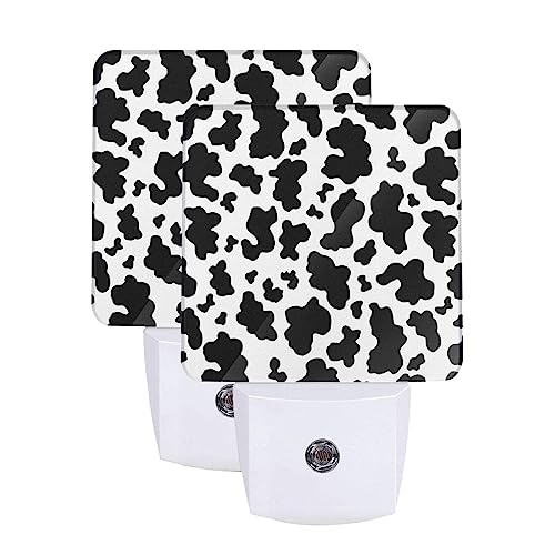 Black White Cow Print