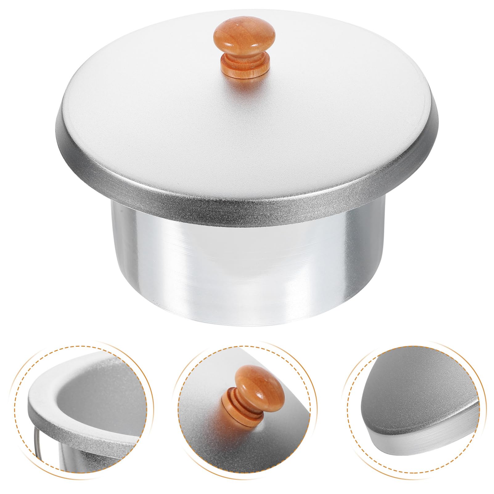1 Set Aluminum Wax Melting Pot - Reliable Inner Pot for Wax Warmer & Hair Removal Waxing Supplies | Durable Wax Container for DIY Candles, Wax Melts & Beauty Salon Use | Zerodeko Brand