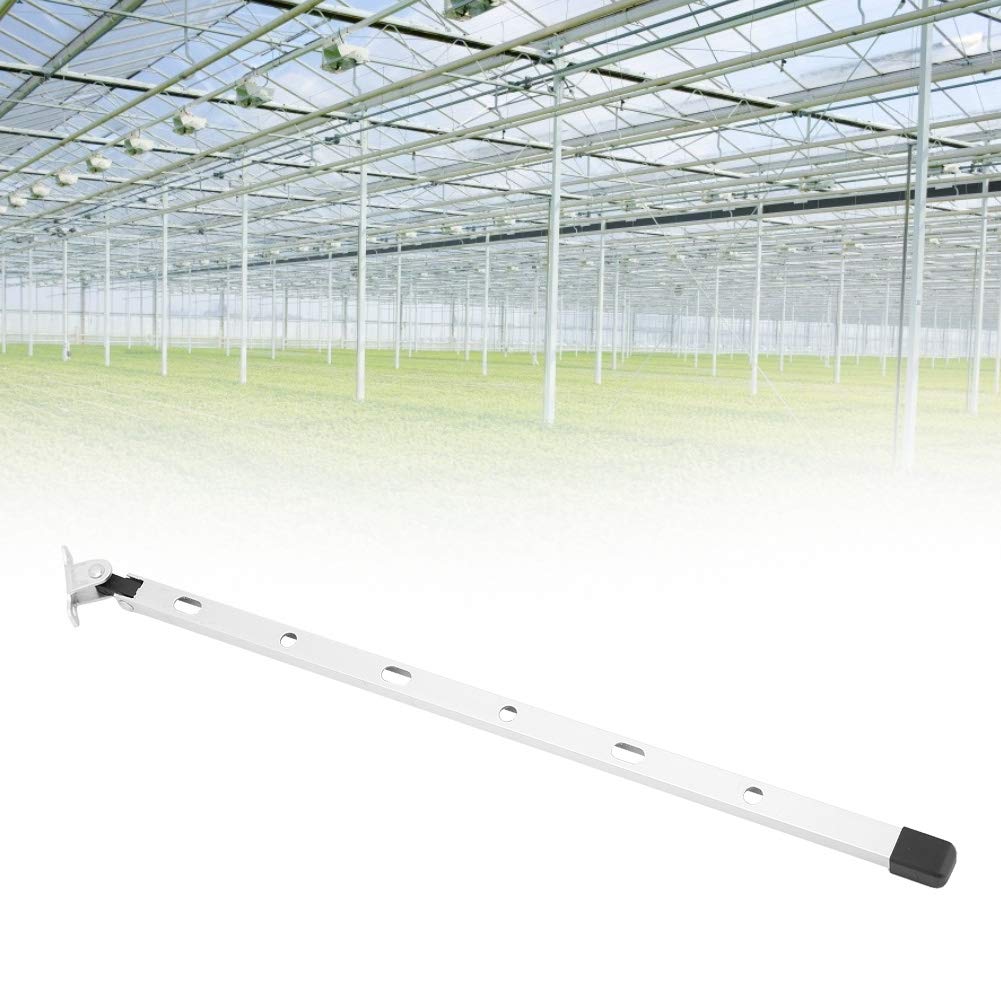 Automatic Greenhouse Window Opener Kit - Aluminum Roof Vent Opener Bar for Greenhouse Ventilation | Manual Window Stay Support for Greenhouses, Garden Sheds & Plant Nurseries | Durable Alloy Construction for Outdoor Use