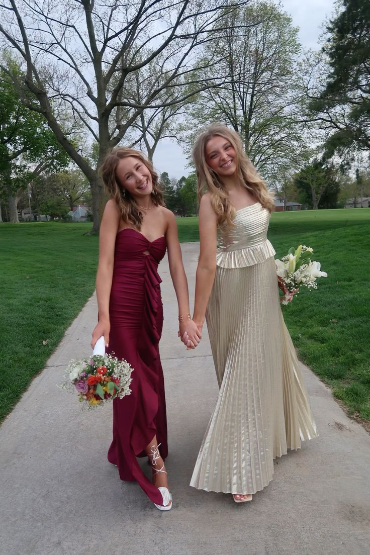Elegant A-Line Pleated Gold Prom Dress for Formal Parties & Special Occasions - J6831 | Perfect for Homecoming, Graduation, and Evening Galas