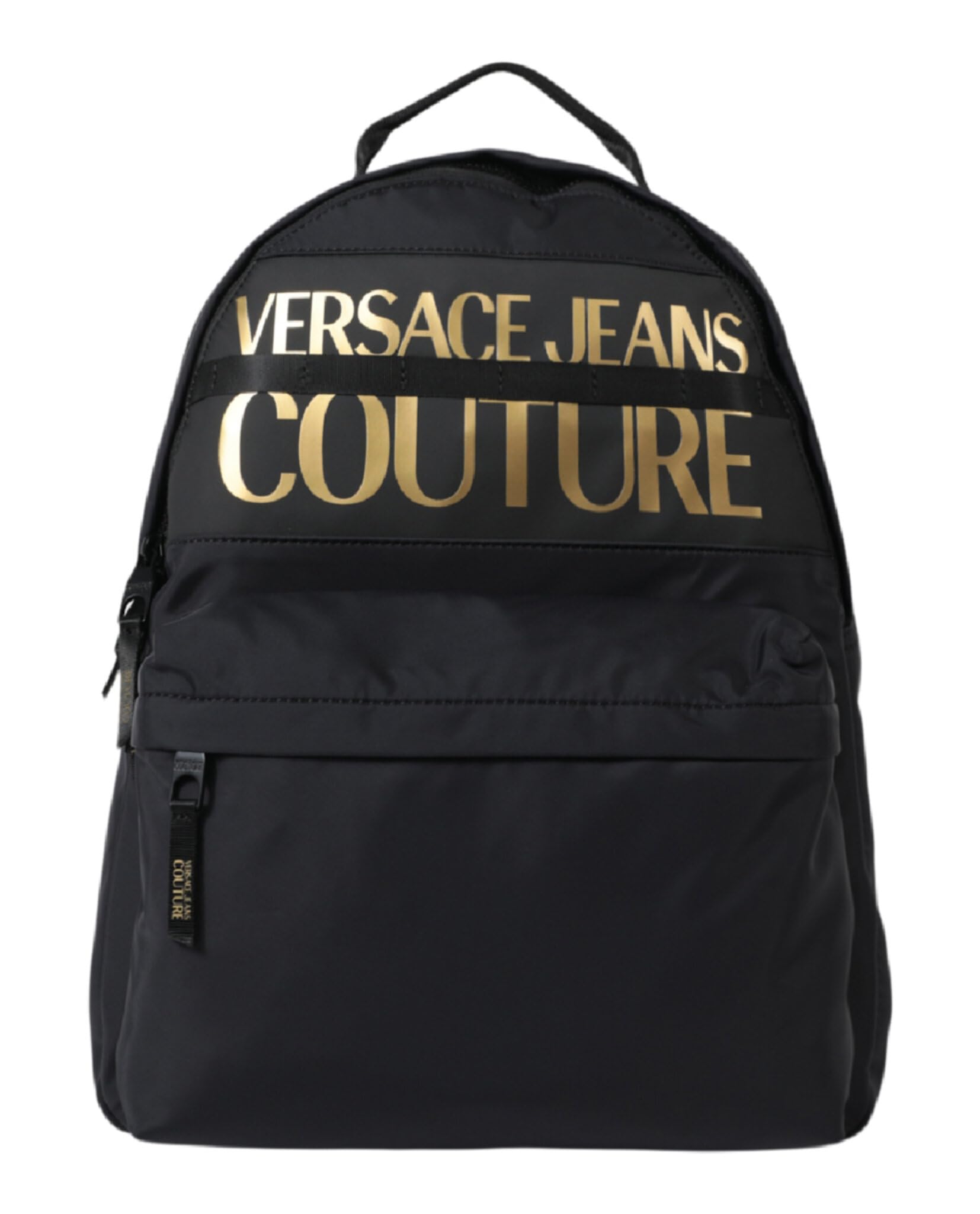 Versace Jeans Couture Men's Backpack - Stylish Black Designer Bag for Work, Travel & Daily Use