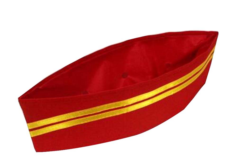 Black Chef Hat for Kitchen & Restaurant - Professional Waiter Work Cap for Cooking, Baking & Hotel Staff - Durable & Stylish Boat Cap for Culinary Professionals