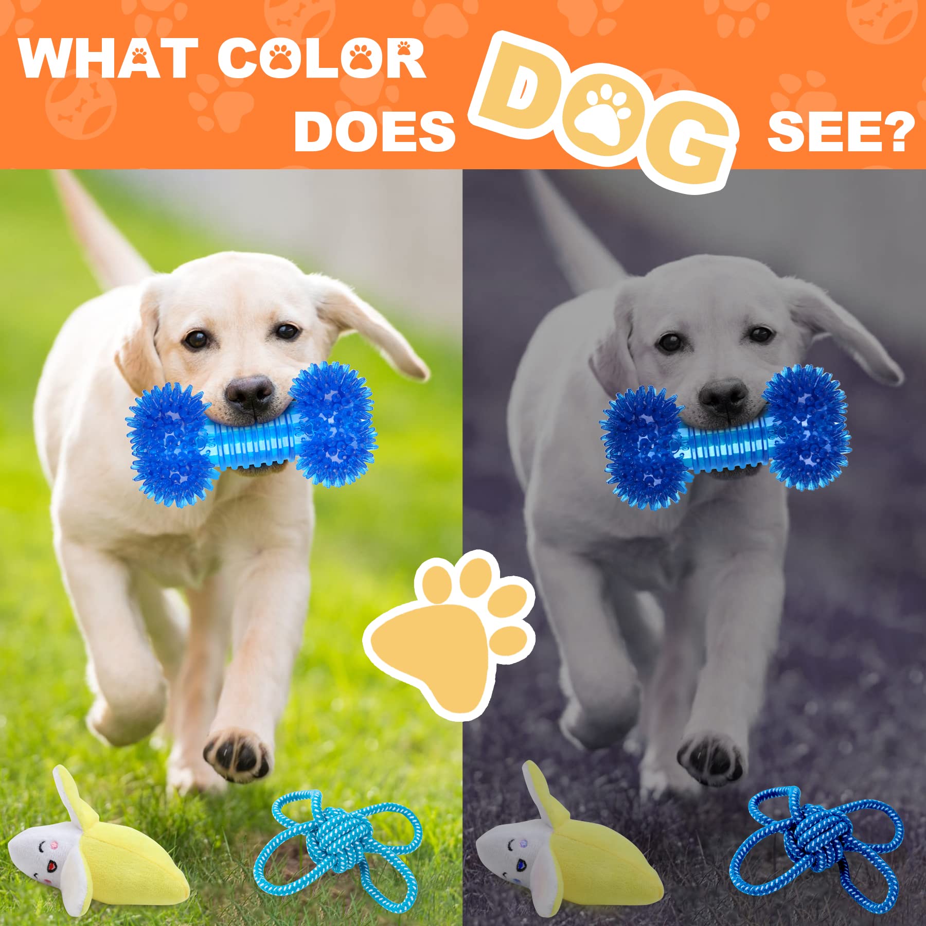 Durable Dog Chew Toys for Aggressive Chewers - 15 Pack for Small Dogs & Puppies - Perfect for Teething & Playtime