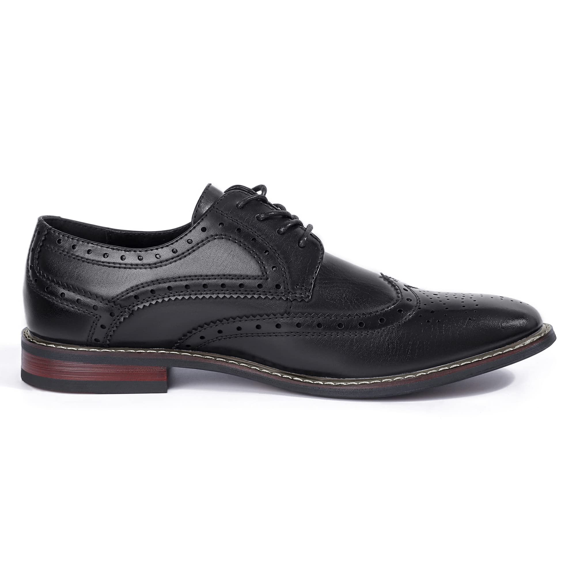 Premium Men's Dress Shoes - Formal Cap Toe Oxford Business Shoes for Men | Comfortable & Stylish | Perfect for Weddings, Office & Special Occasions