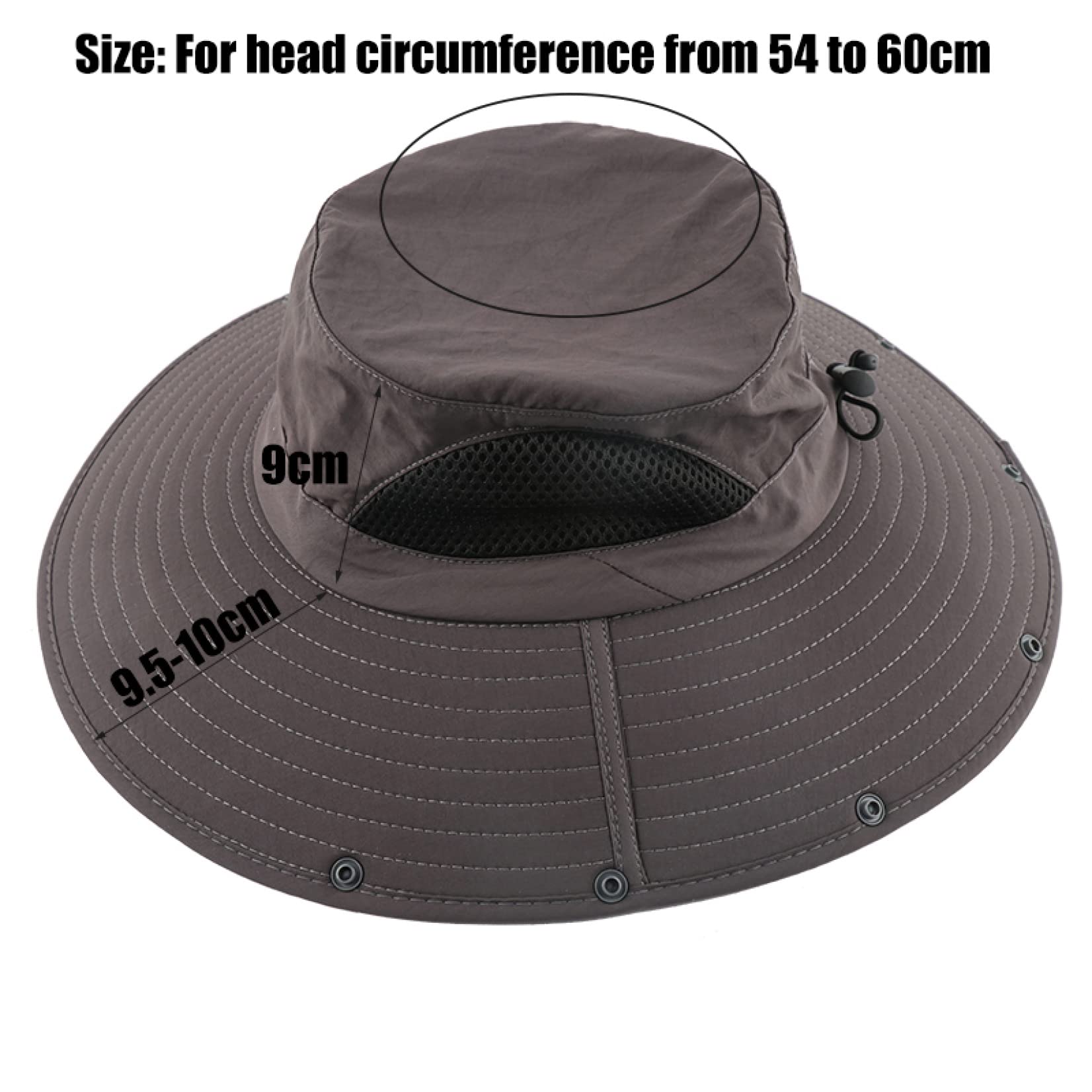 Best Sun Hats for Men & Women - Wide Brim Bucket Hat with Neck Flap for UV Protection - Perfect for Hiking, Fishing, Beach & Outdoor Activities in Spring & Summer
