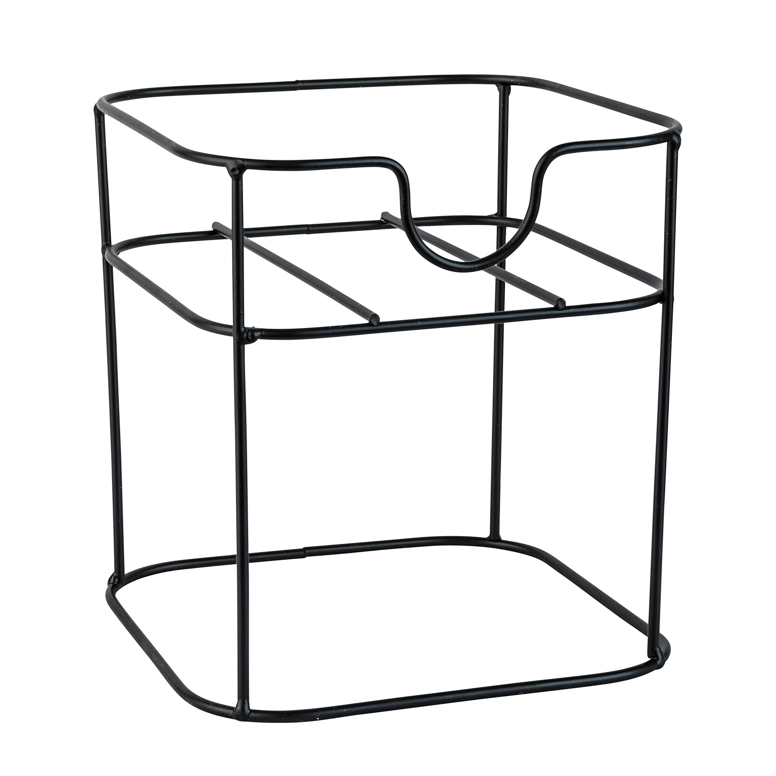 1 Gallon Glass Beverage Dispenser with Stainless Steel Spigot & Metal Stand - Large Mason Jar Drink Dispenser for Parties, Weddings, BBQs, Sun Tea, Iced Tea, Kombucha - Perfect for Outdoor Events, Catering & Home Entertaining