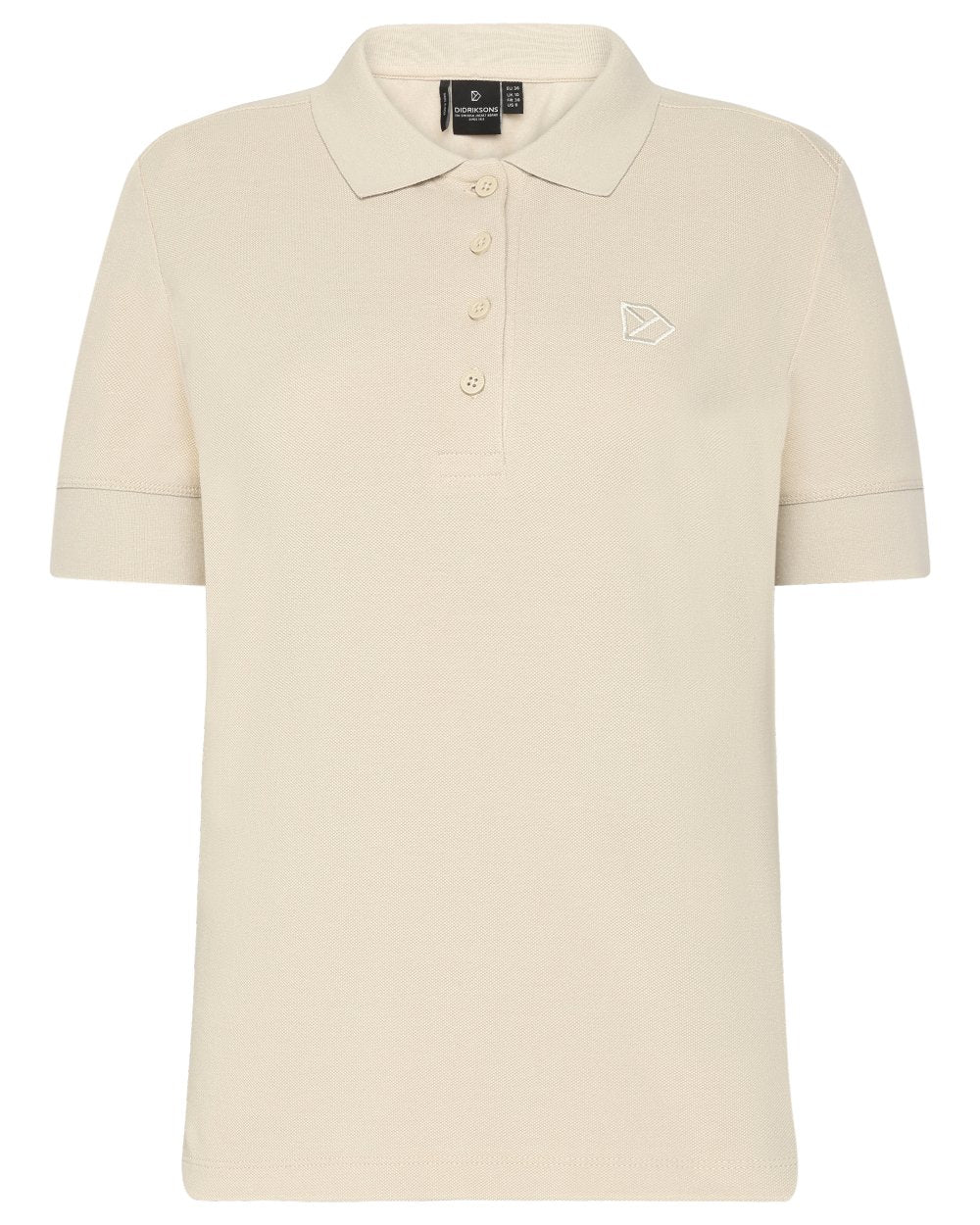 Didriksons Women's Wivi Polo Shirt - Comfortable Casual Short Sleeve Top for Outdoor Activities & Everyday Wear