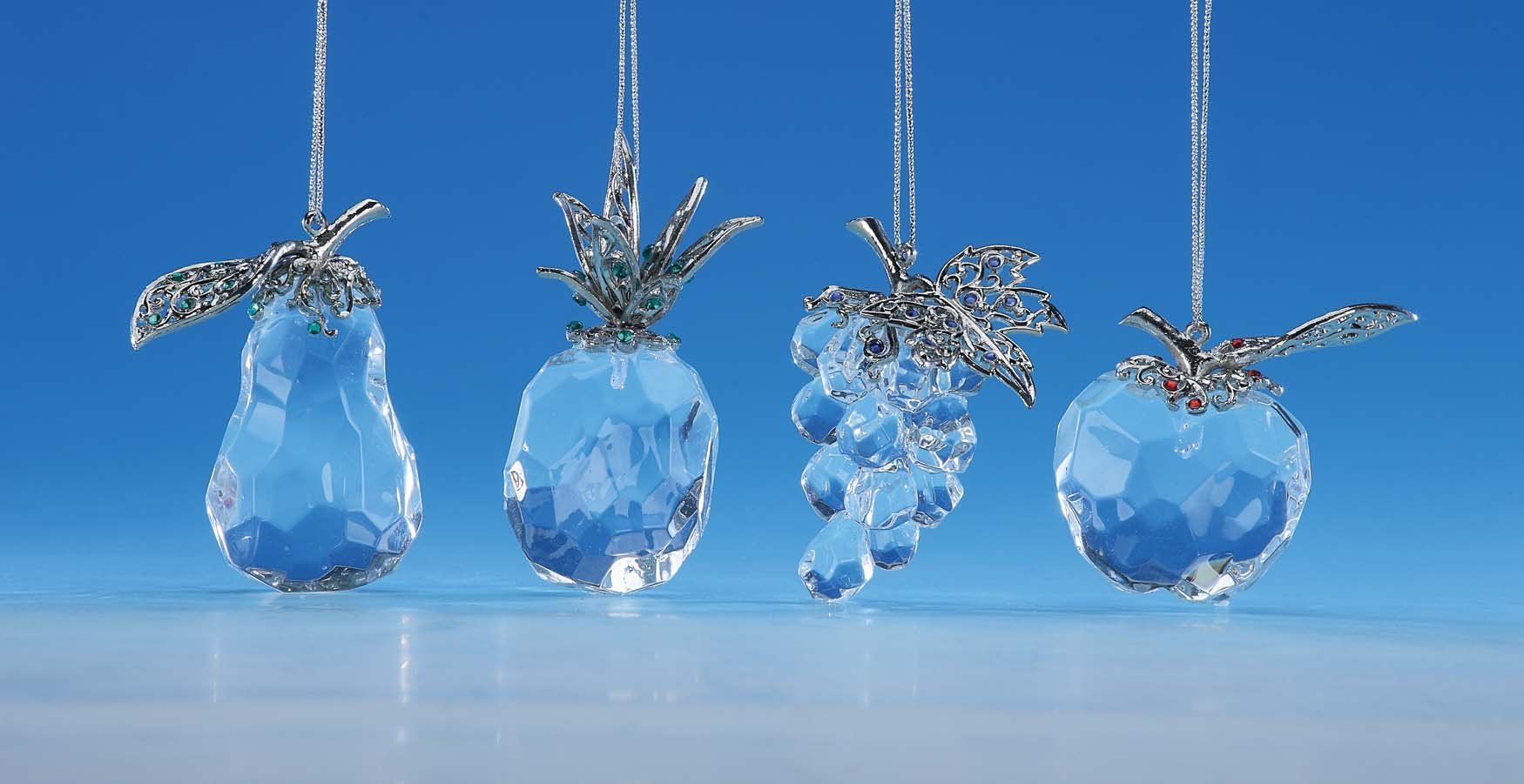 Fruit Ornaments - Decorative Artificial Fruits for Home Decor, Christmas Tree, Party & Wedding Centerpieces | Realistic Fake Fruits for DIY Crafts, Table Displays & Seasonal Decorations