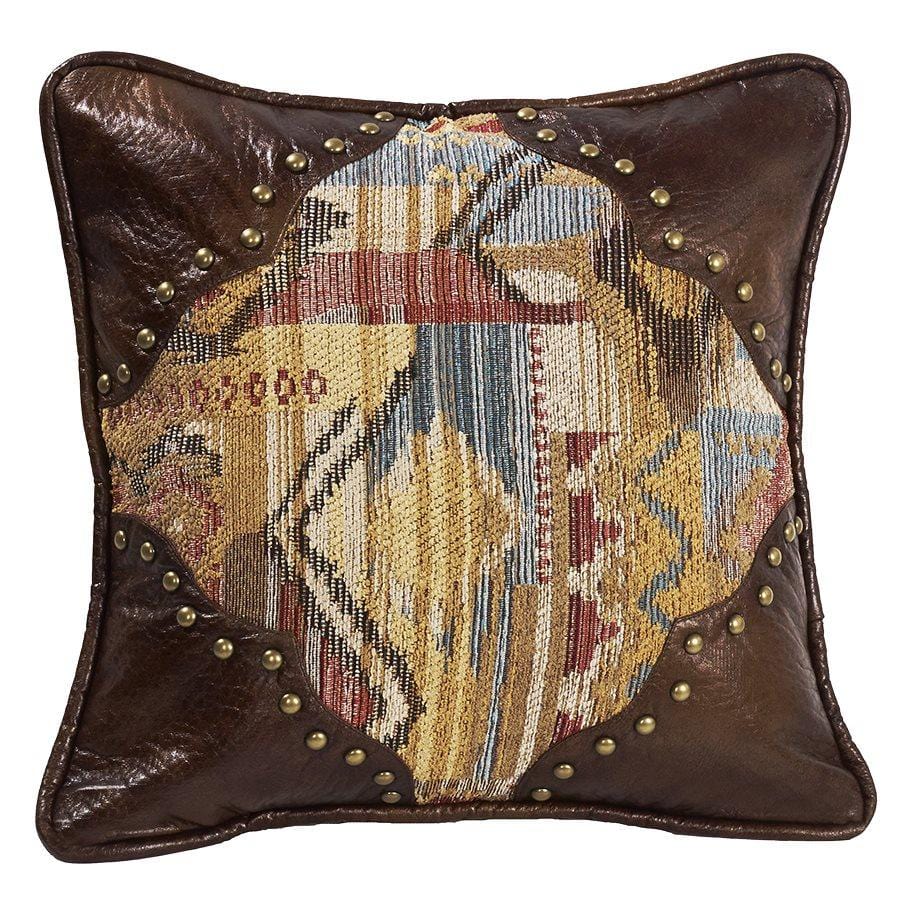 Ruidoso Chenille Accent Pillow with Scalloped Corners - Soft Decorative Throw Pillow for Sofa, Bed & Living Room - Home Decor Cushion for Cozy Comfort