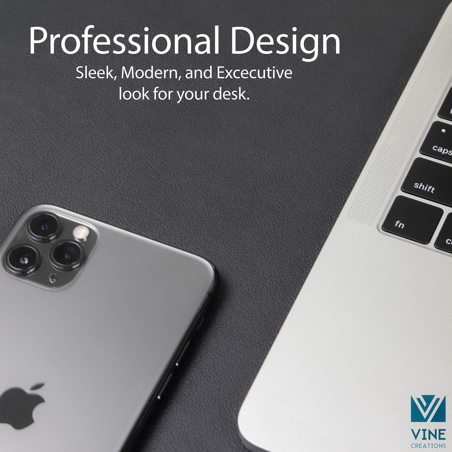 Premium PU Leather Desk Mat 24
