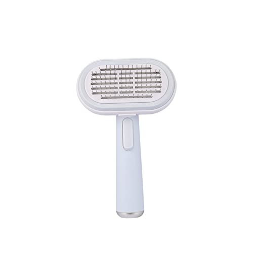 Felenny 5-in-1 Pet Grooming Brush for Dogs & Cats - Self Cleaning Shedding Tool, Massage Comb & Hair Remover for Loose Undercoat - Perfect for Home Grooming & Pet Shedding Control