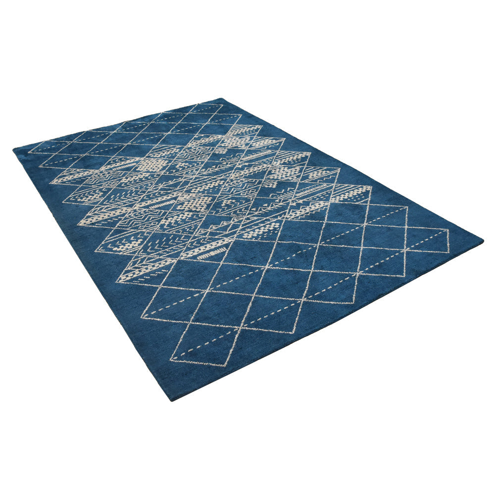 Hand Knotted Scape Rug - Premium Wool Area Rug for Living Room, Bedroom, Dining Room - Soft & Durable Home Decor