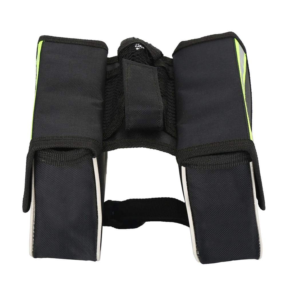 SO Bag - Waterproof Front Frame Saddle Top Tube Bike Bag with Double Pouches | Durable Cycling Frame Accessories for Mountain & Road Bikes | Perfect for Commuting, Bikepacking & Outdoor Adventures