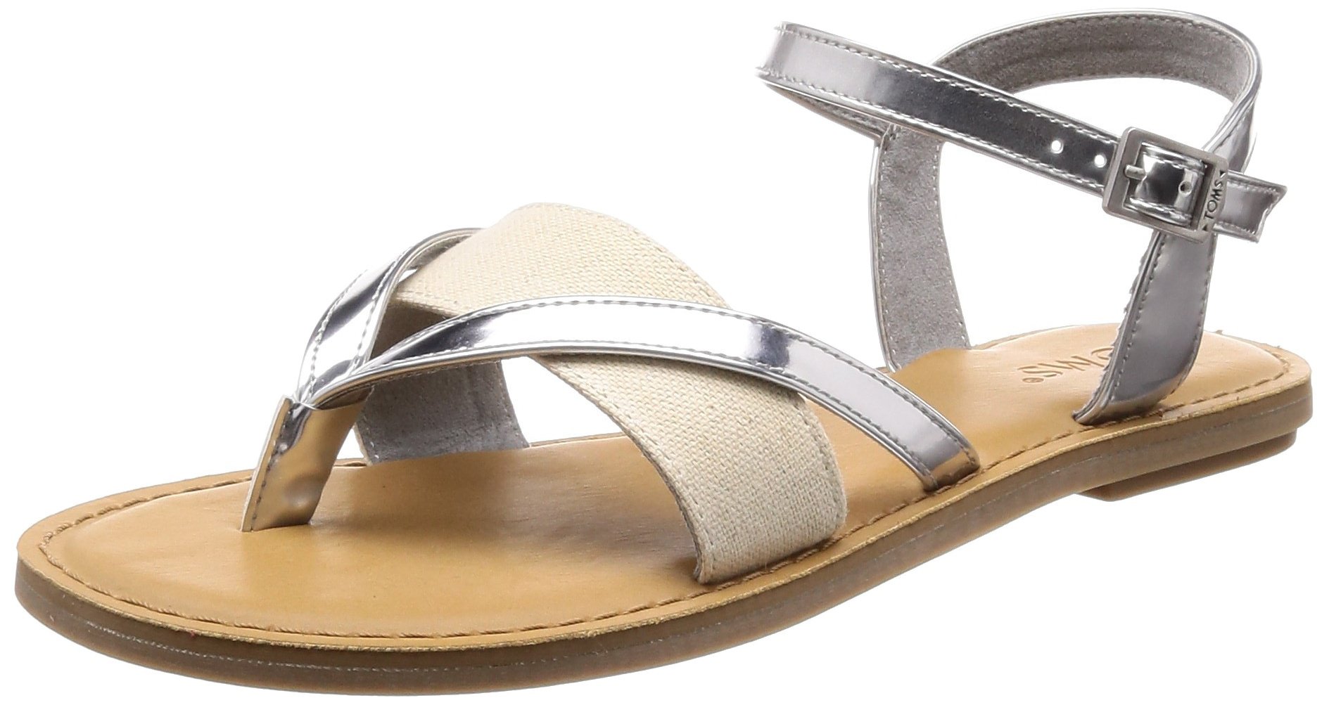 TOMS Lexie Sandal - Women's Comfortable Slip-On Espadrille Sandals for Summer | Casual Walking, Beach, Travel & Everyday Wear
