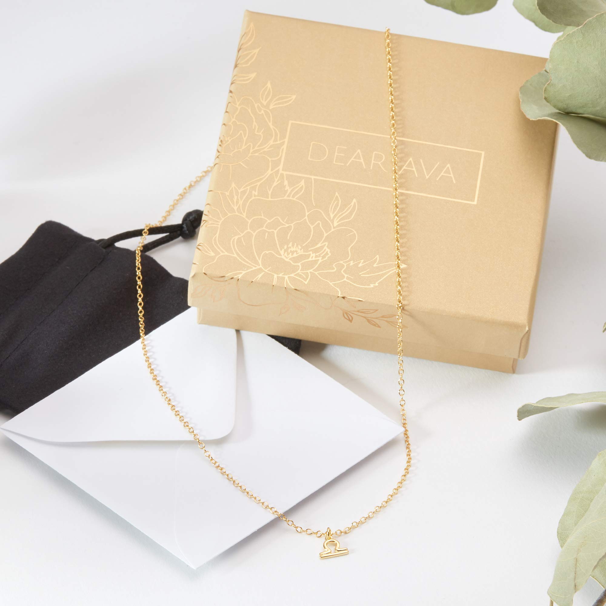 Dear Ava October Birthstone Necklace - Elegant Sterling Silver Jewelry Gift for Women, Birthday, Anniversary & Special Occasions | Perfect for Everyday Wear & Romantic Date Nights