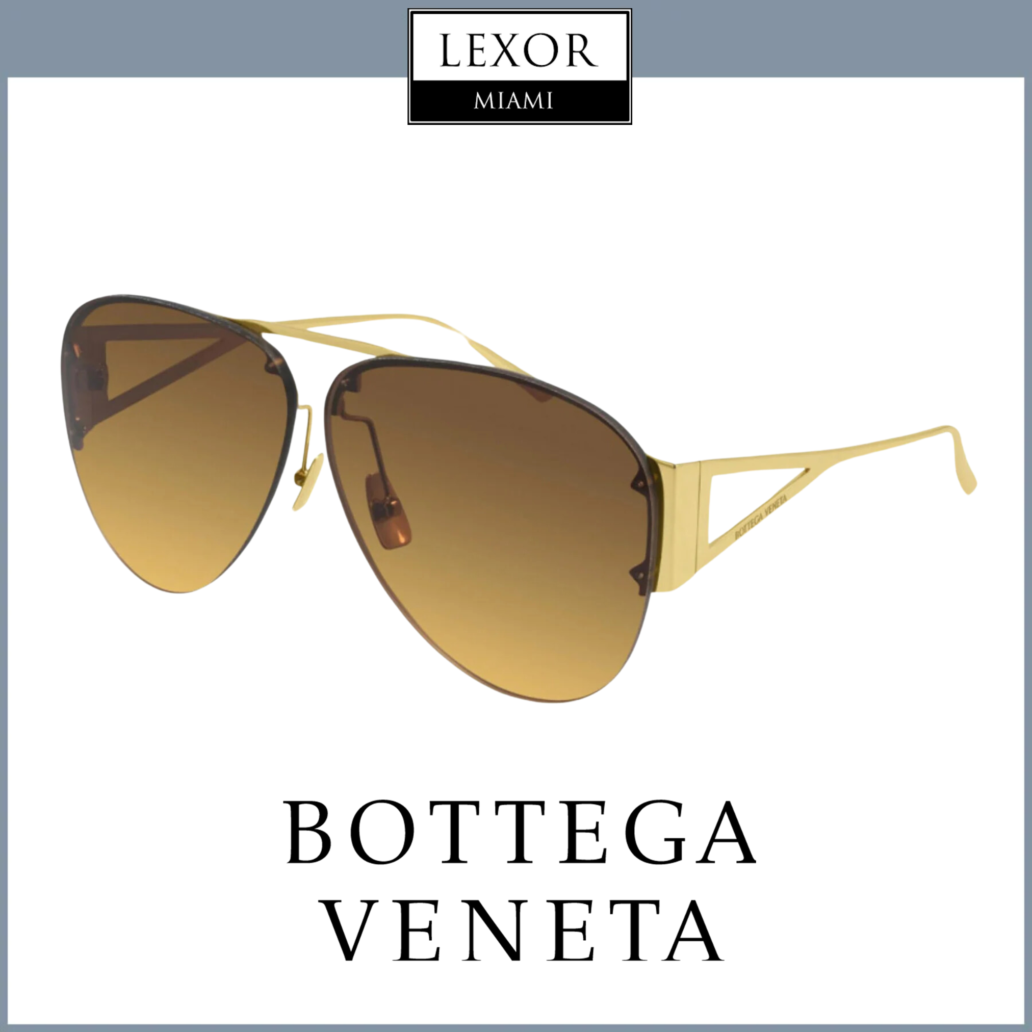 Bottega Veneta BV1066S 002 65mm Women's Sunglasses - UV Protection Luxury Fashion Shades for Women, Perfect for Beach, Driving & Outdoor Activities