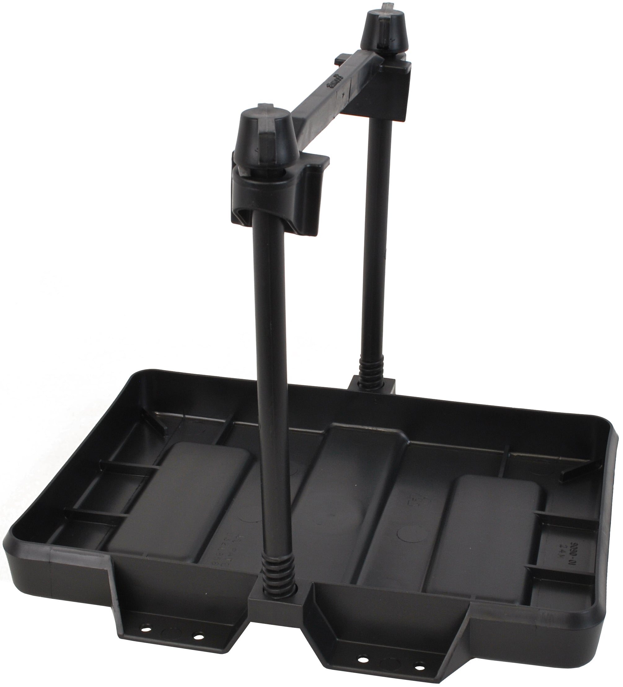 Attwood Marine Battery Tray - Heavy Duty Boat Battery Holder for Deep Cycle & Starting Batteries - Perfect for Boats, RVs & Off-Grid Power Systems