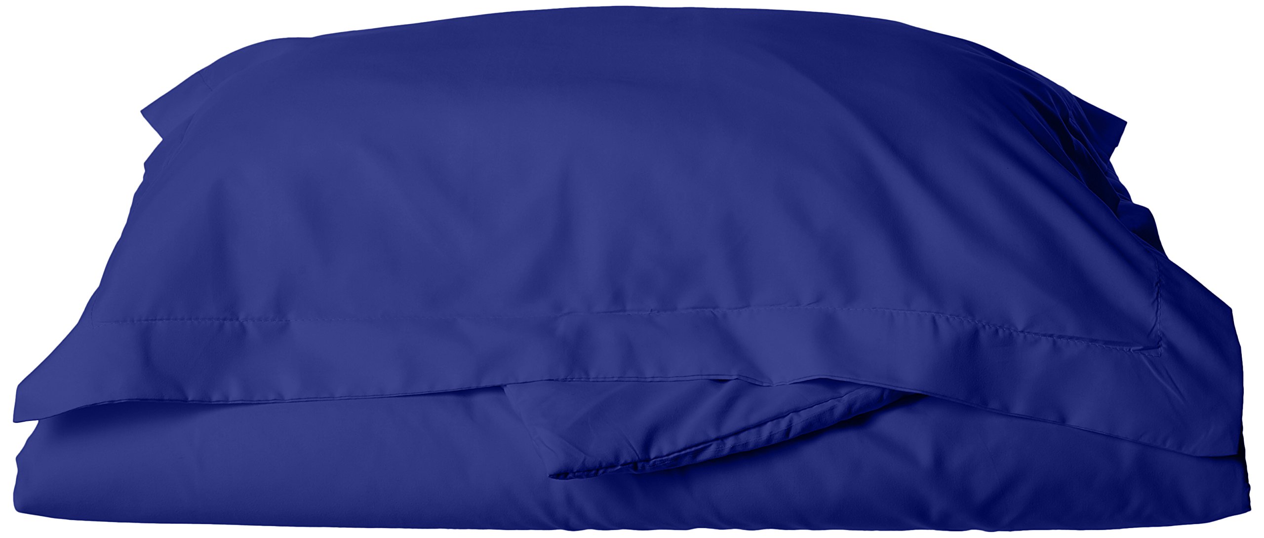 Premium 1800 Thread Count Luxury Duvet Cover Set - 3-Piece Hotel Quality Wrinkle-Free 100% Cotton King/California King Size - Royal Blue for Bedroom Decor & Guest Room Upgrade