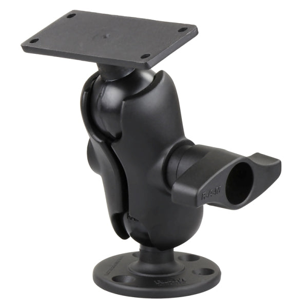 RAM D Size Ball Mount for Humminbird Helix 9 10 & 12 Fish Finders - RAM D 202 25 C 202U Marine GPS Mounting Bracket - Perfect for Boat Fishing & Marine Navigation Systems