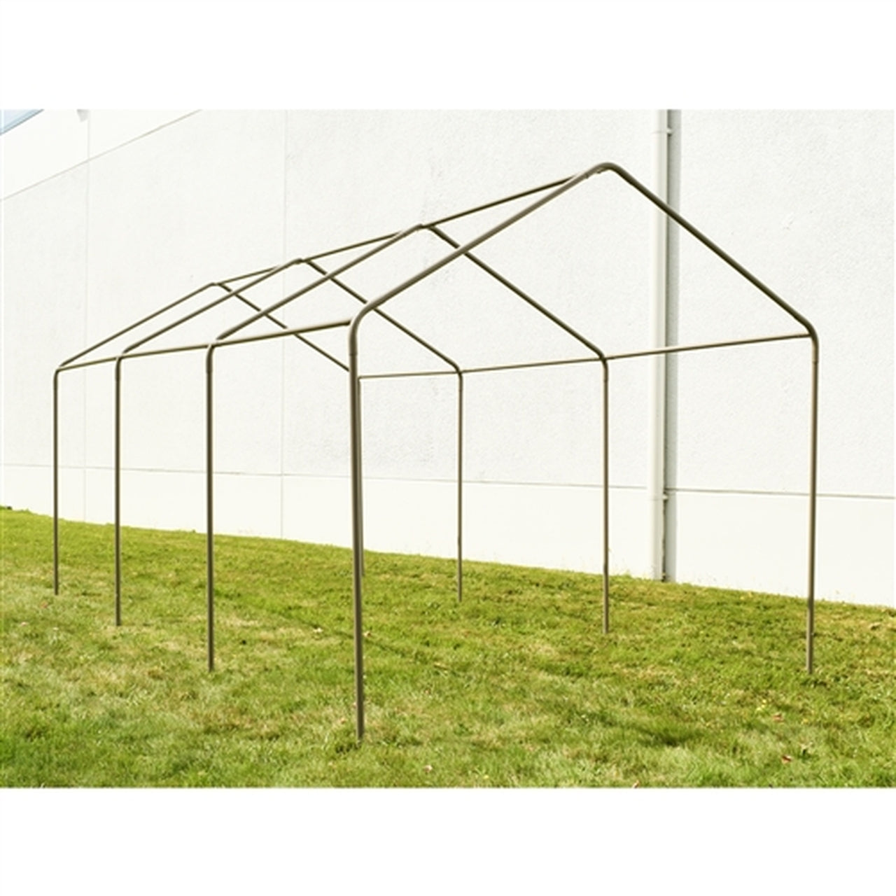 Heavy Duty 10x20 FT Aleko Outdoor Carport Canopy Tent - Beige Weatherproof Shelter for Cars, Trucks, RV & Outdoor Storage