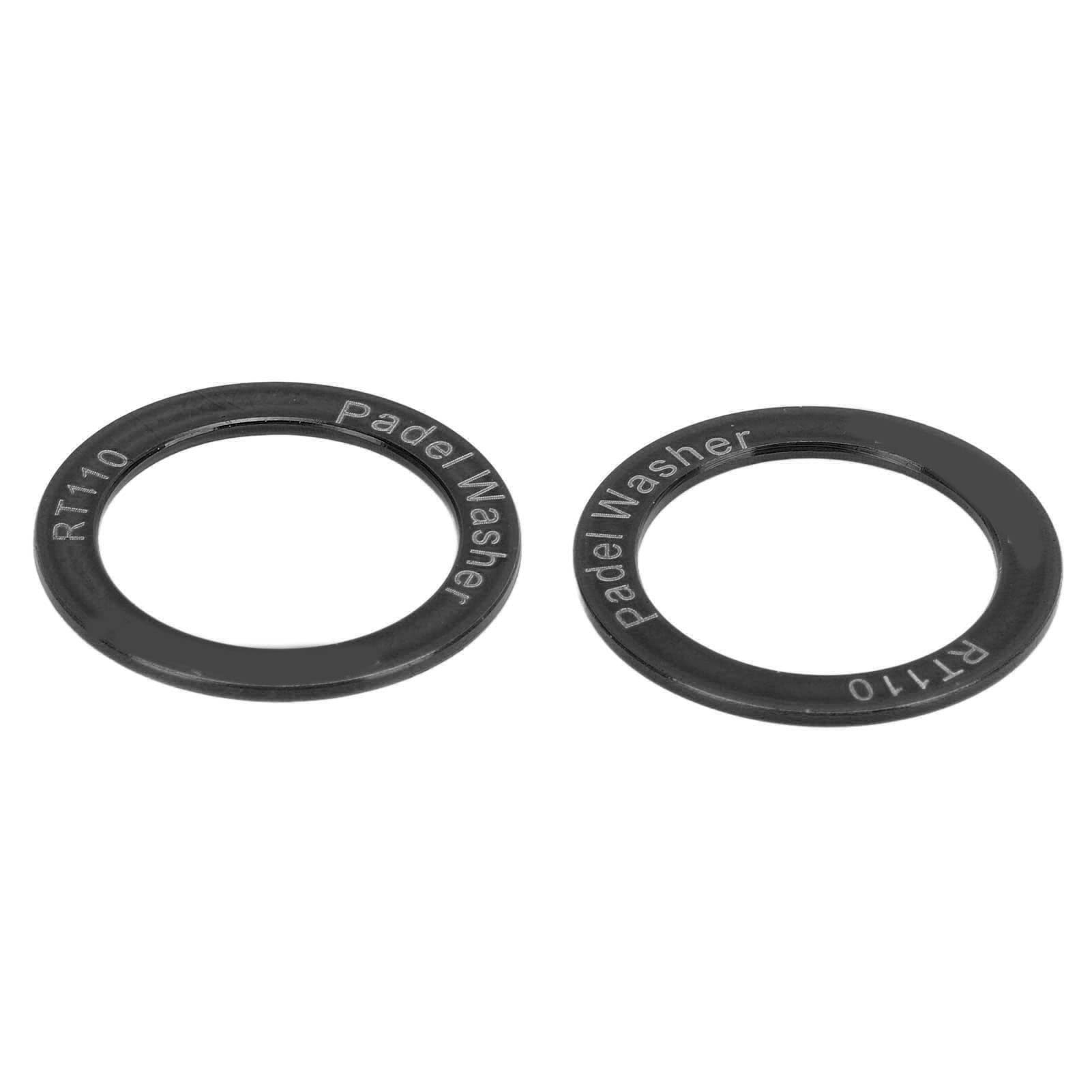 VBESTLIFE 2Pcs Rustproof Alloy Extended Bike Pedal Washers - Durable Pedal Gasket for Mountain Bikes & Road Bikes - Perfect for Cycling, Commuting & Outdoor Adventures