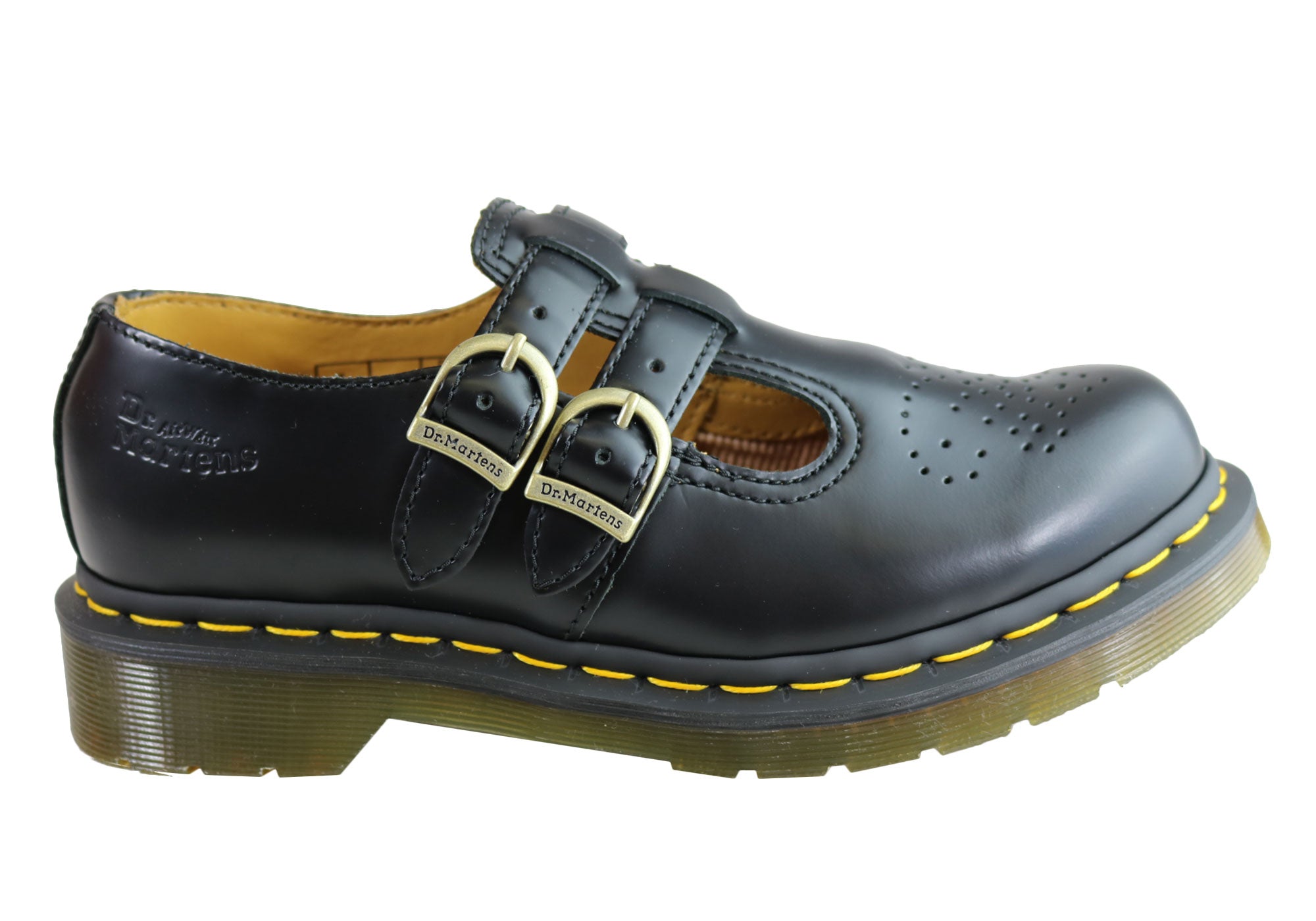 Dr. Martens Women's 8065 Mary Jane Shoes - Comfortable Leather Flat Shoes for Women | Perfect for Work, Casual Wear & Everyday Fashion