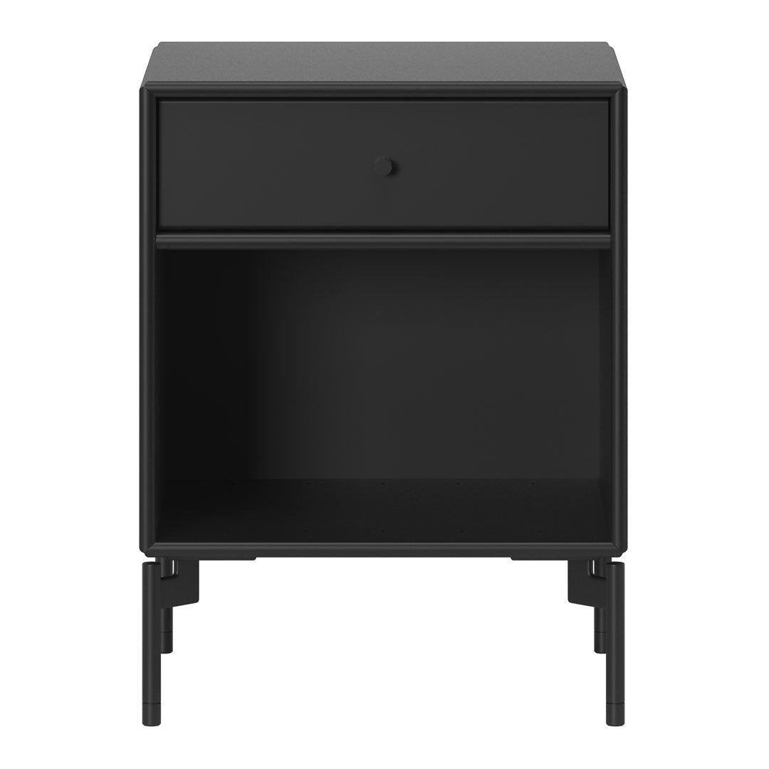 Modern Wooden Nightstand with Drawers and Legs - Stylish Bedside Table for Bedroom, Living Room, or Office - Perfect for Storage and Decor