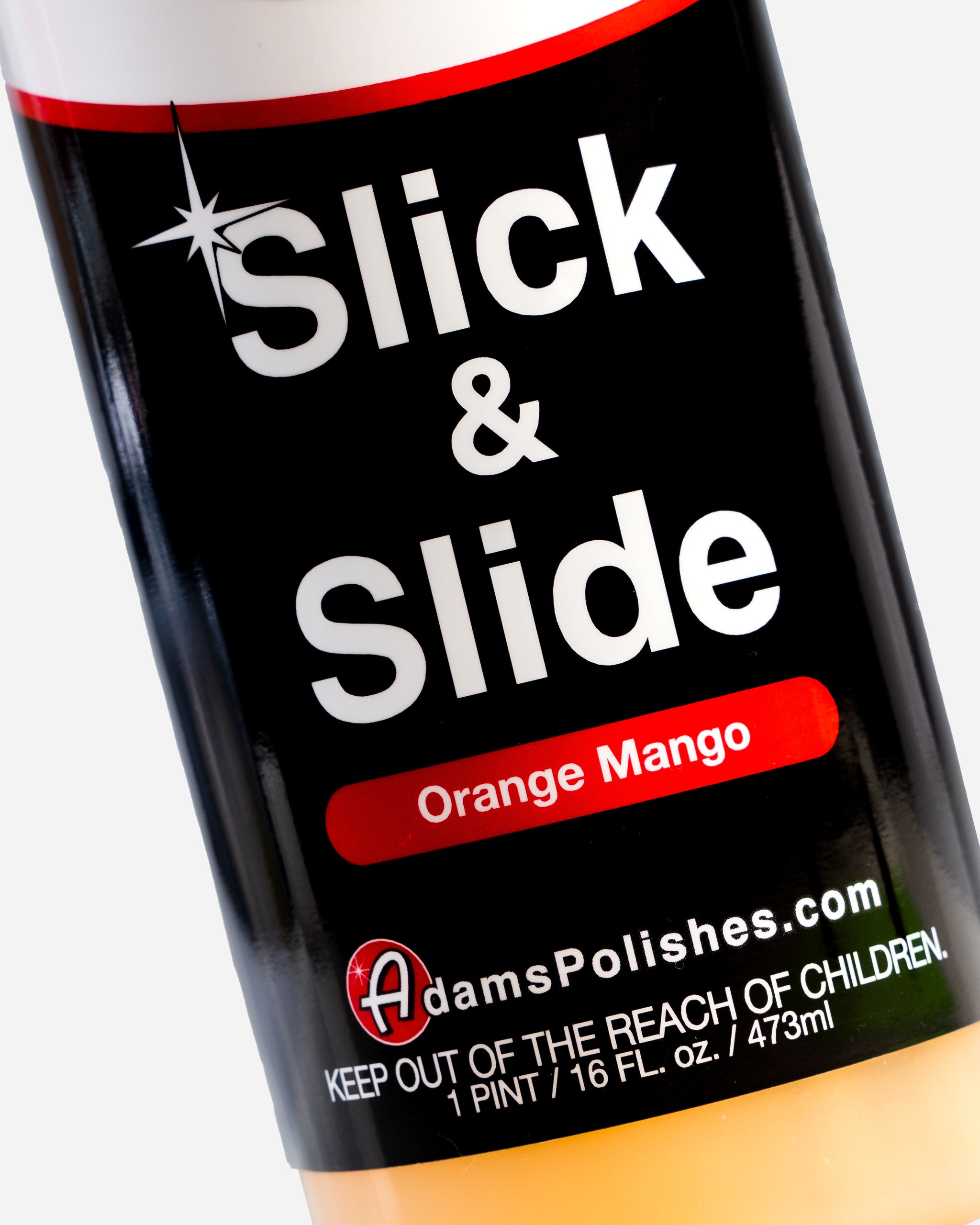 Adam's Slick & Slide Car Wax & Detail Spray - Orange Mango Scent - Premium Car Detailing for Shine & Protection - Perfect for Show Cars, Daily Drivers & Auto Enthusiasts