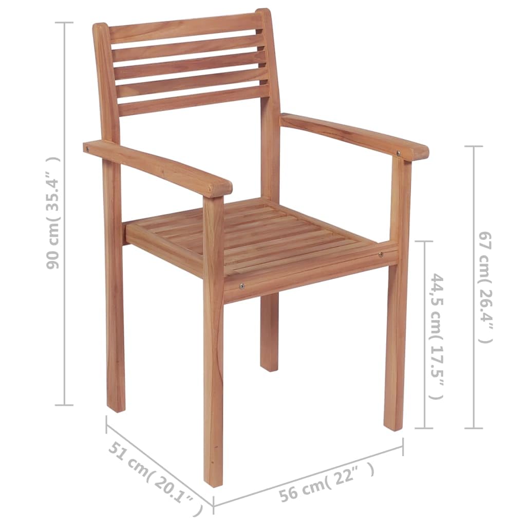 Premium Solid Teak Wood Patio Chairs with Comfortable Green Cushions (Set of 2) - Weather-Resistant Outdoor Furniture for Garden, Balcony, Restaurant & Backyard - Perfect for Relaxing, Dining & Entertaining Guests