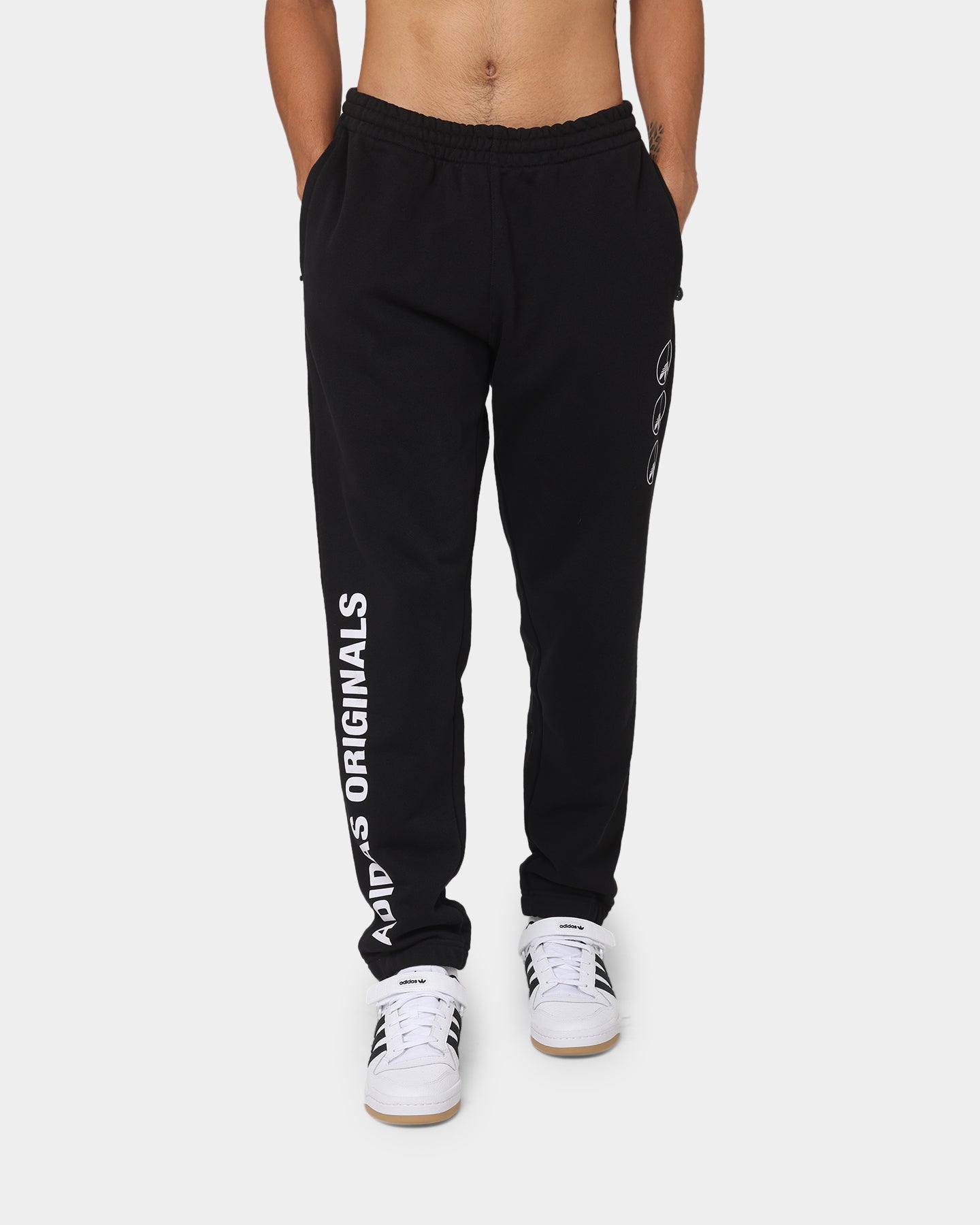 Adidas Graphics United Sweatpants for Men - Black Athletic Joggers for Running, Gym & Casual Wear