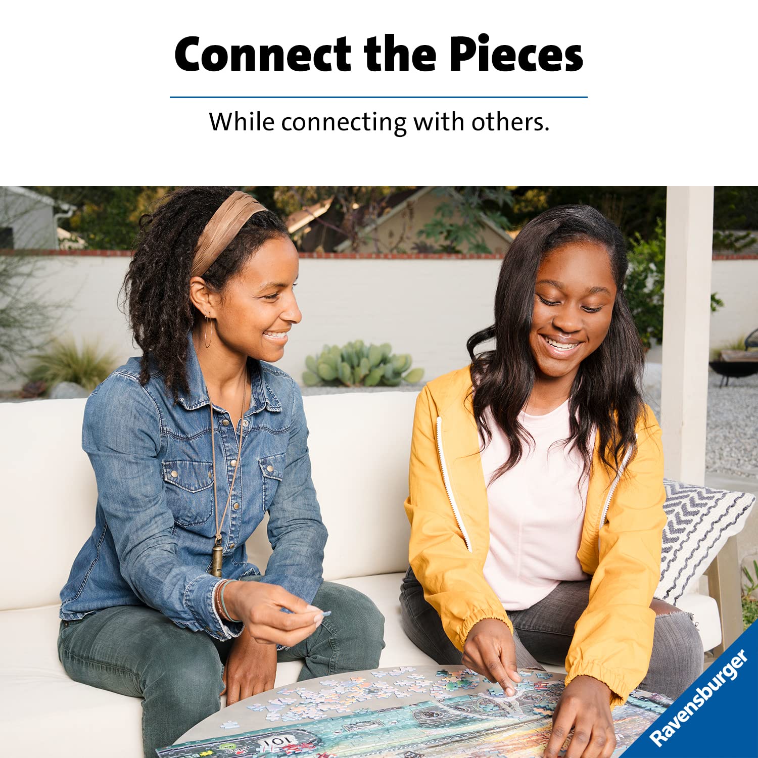 Ravensburger 1000-Piece World Map Puzzle for Adults - Bicycle Tour Around the Globe - Premium Jigsaw Puzzle with Puzzle Glue for Framing - Perfect for Home Decor, Gifts & Relaxation