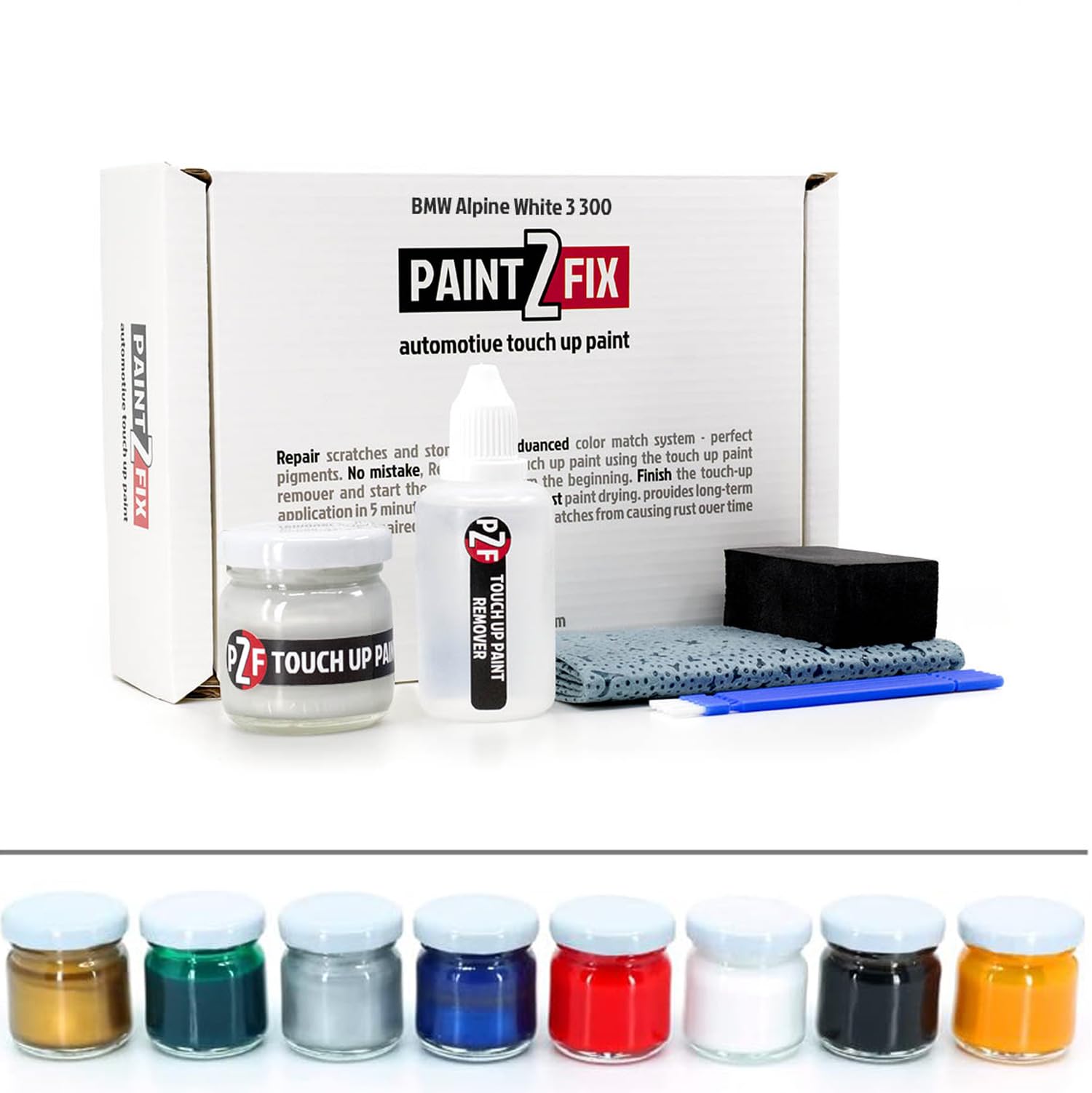 Premium White Pearl NH624P Touch Up Paint for Honda Crossroad - Exact Match Scratch & Paint Repair Kit - Gold Pack - Perfect for Small Chips, Scratches & Dings on Bumpers, Doors & Hoods