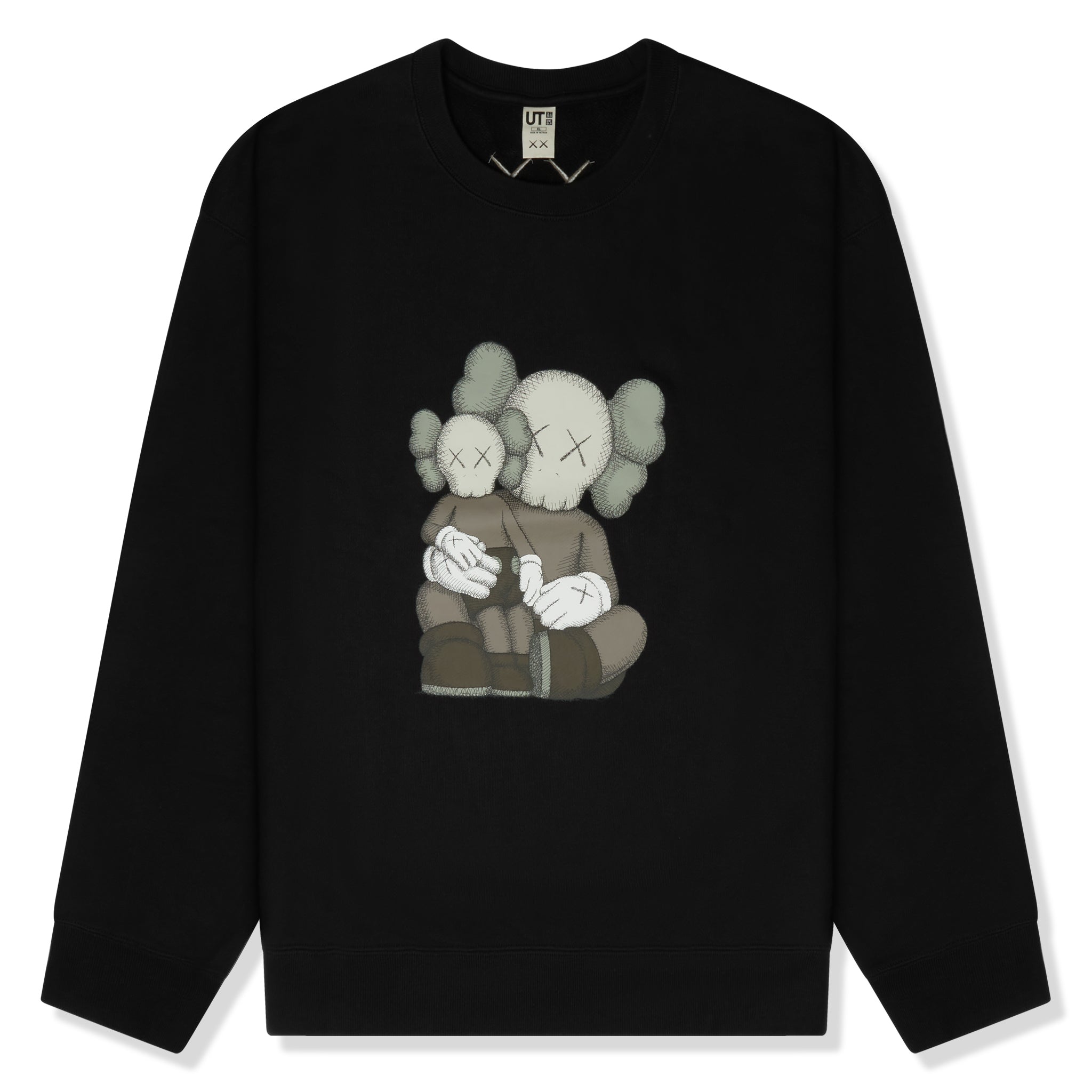 Kaws x Uniqlo UT Graphic Black Sweatshirt for Men & Women - Limited Edition Streetwear Hoodie for Casual Wear & Urban Fashion