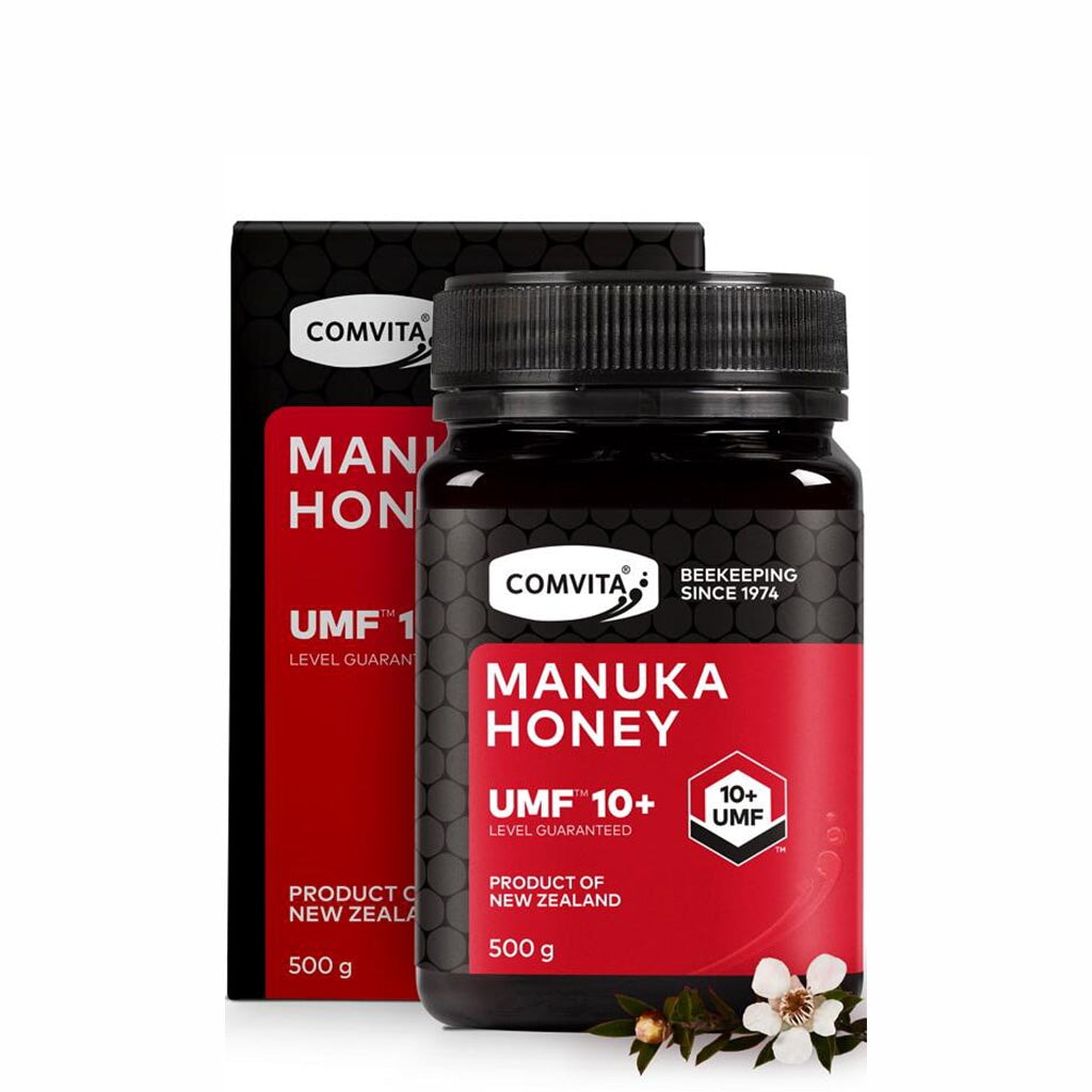 Comvita UMF 10+ Manuka Honey - Pure New Zealand Raw Honey for Immune Support, Digestion & Wellness - Perfect for Tea, Toast & Natural Remedies