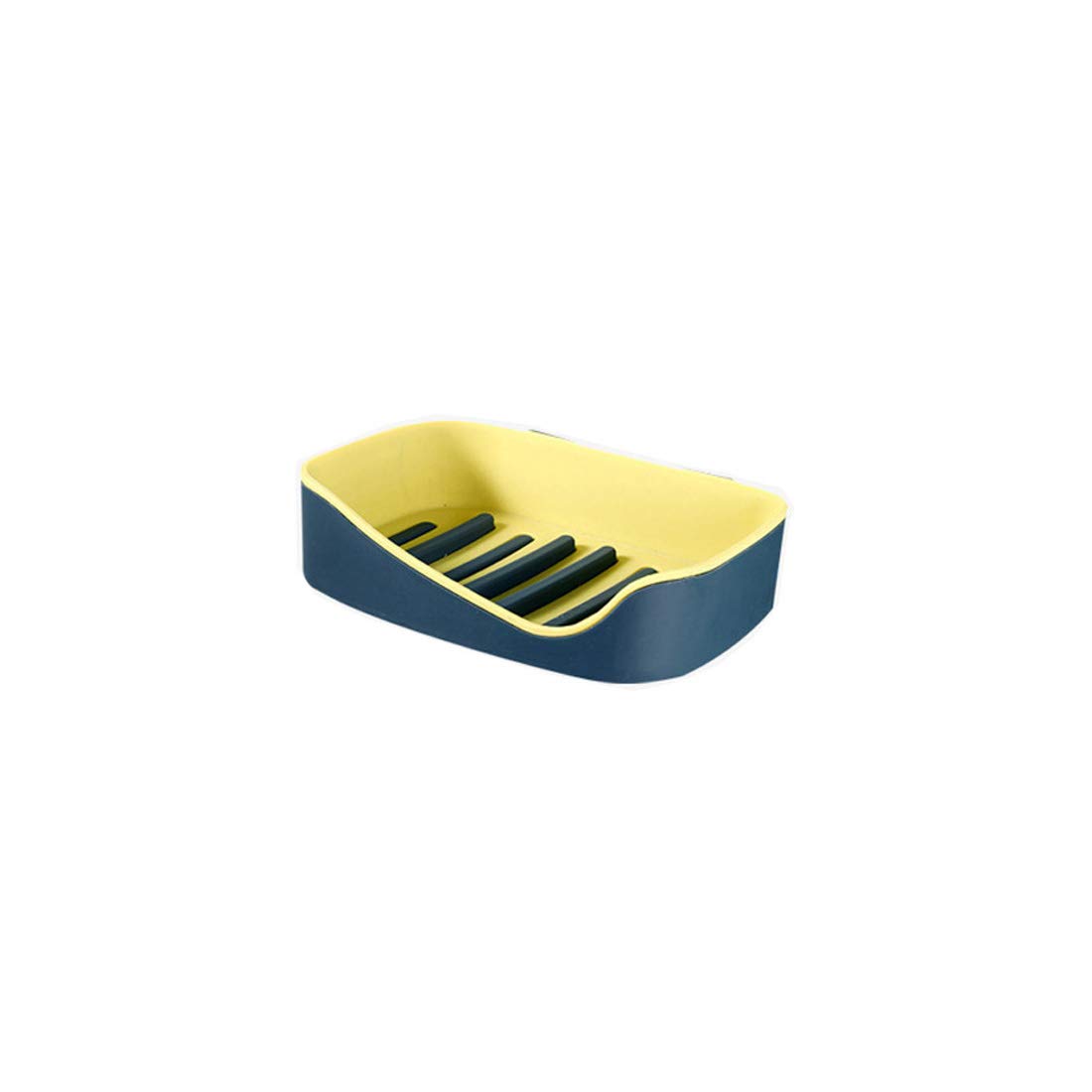 Premium Soap Dish with Drainage - Durable Soap Holder for Bathroom, Shower & Travel - Yellow Soap Container for Home, Camping & Gifts - Keeps Countertops Dry & Organized