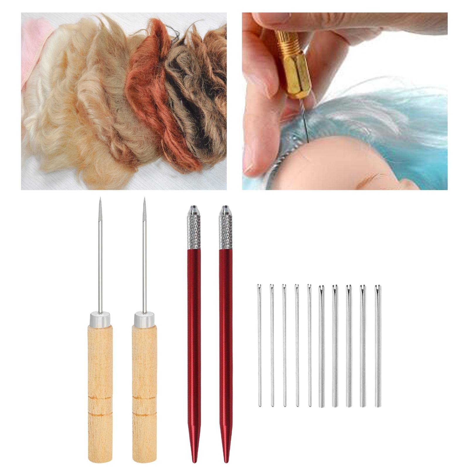 Doll Hair Rooting Tools Kit - DIY Doll Making Supplies for Crafting & Repair